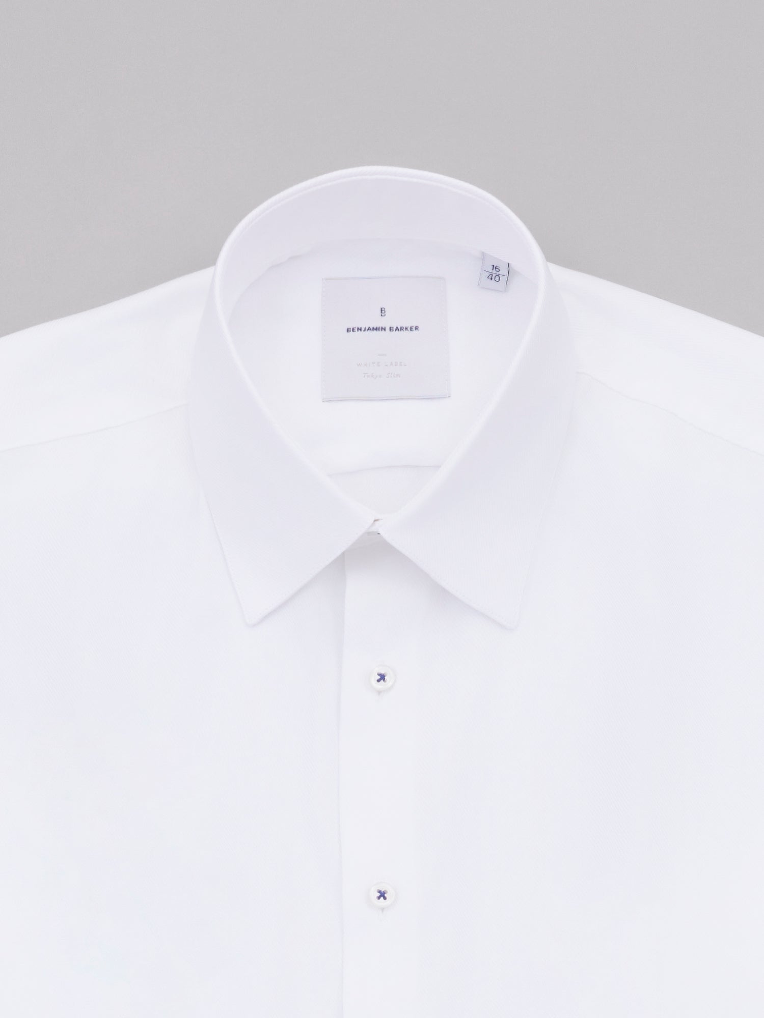 Barnet White Easy Care Twill