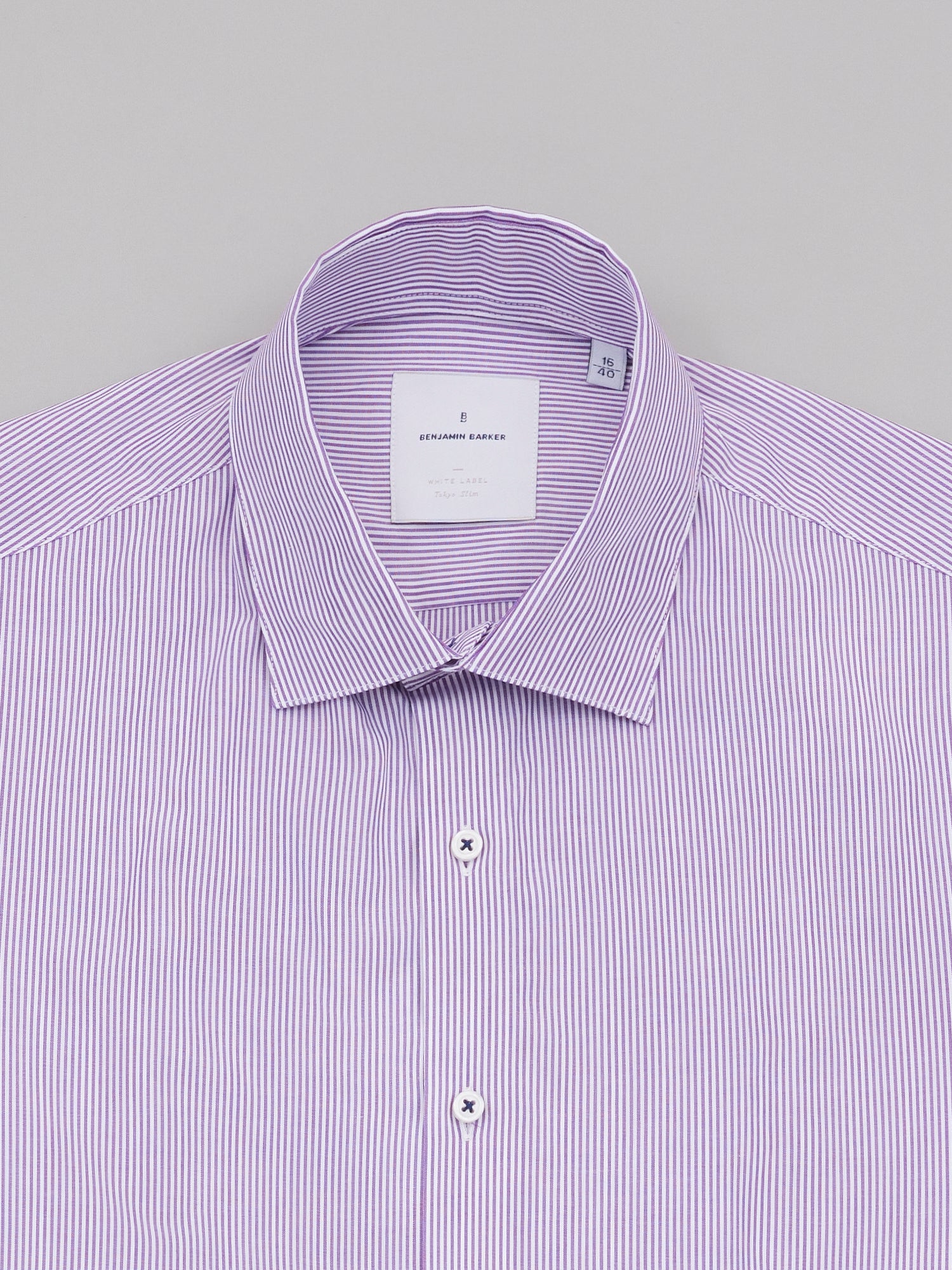 Comrie Deep Lilac Easy Care Stripe