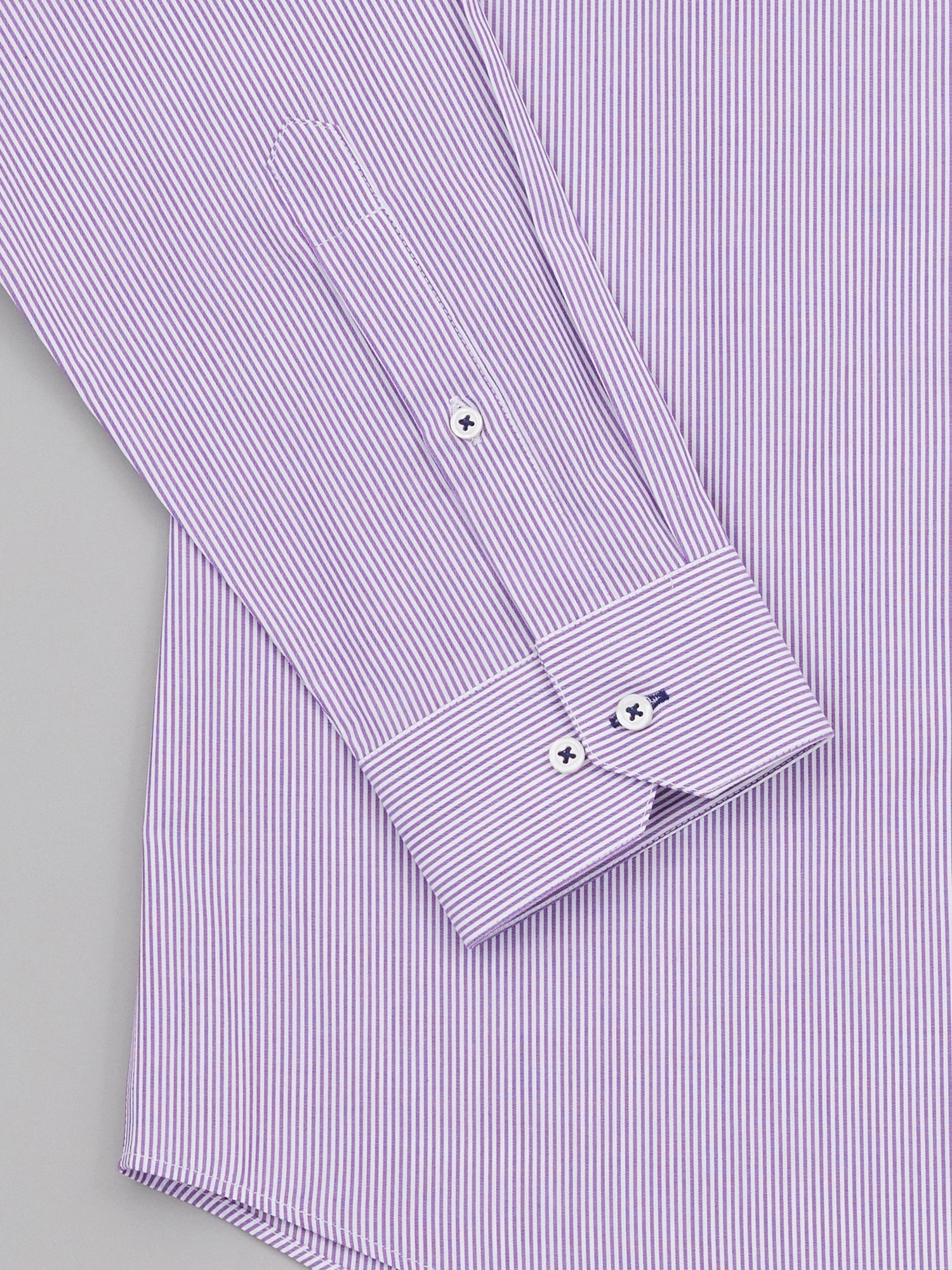 Comrie Deep Lilac Easy Care Stripe