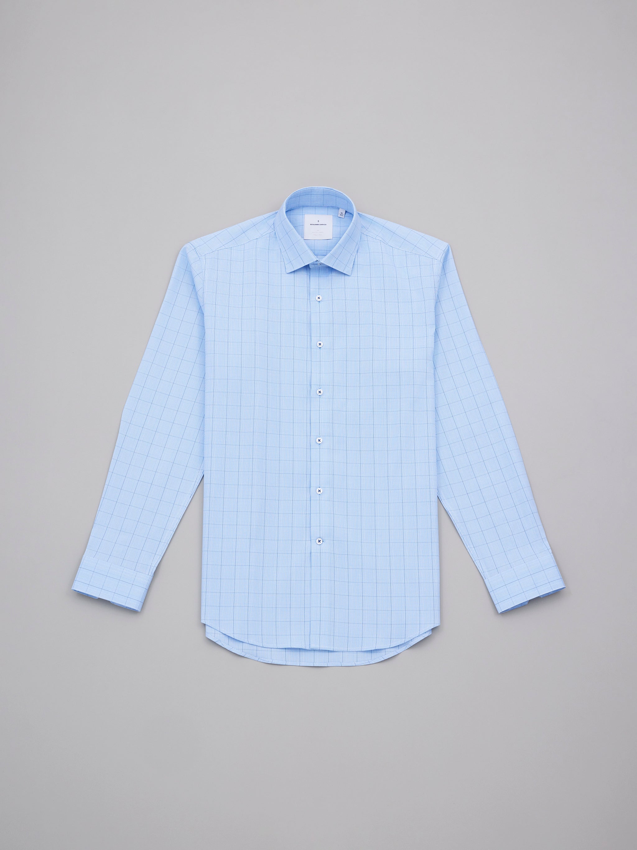 Ashburton Blue Easy Care Plaid