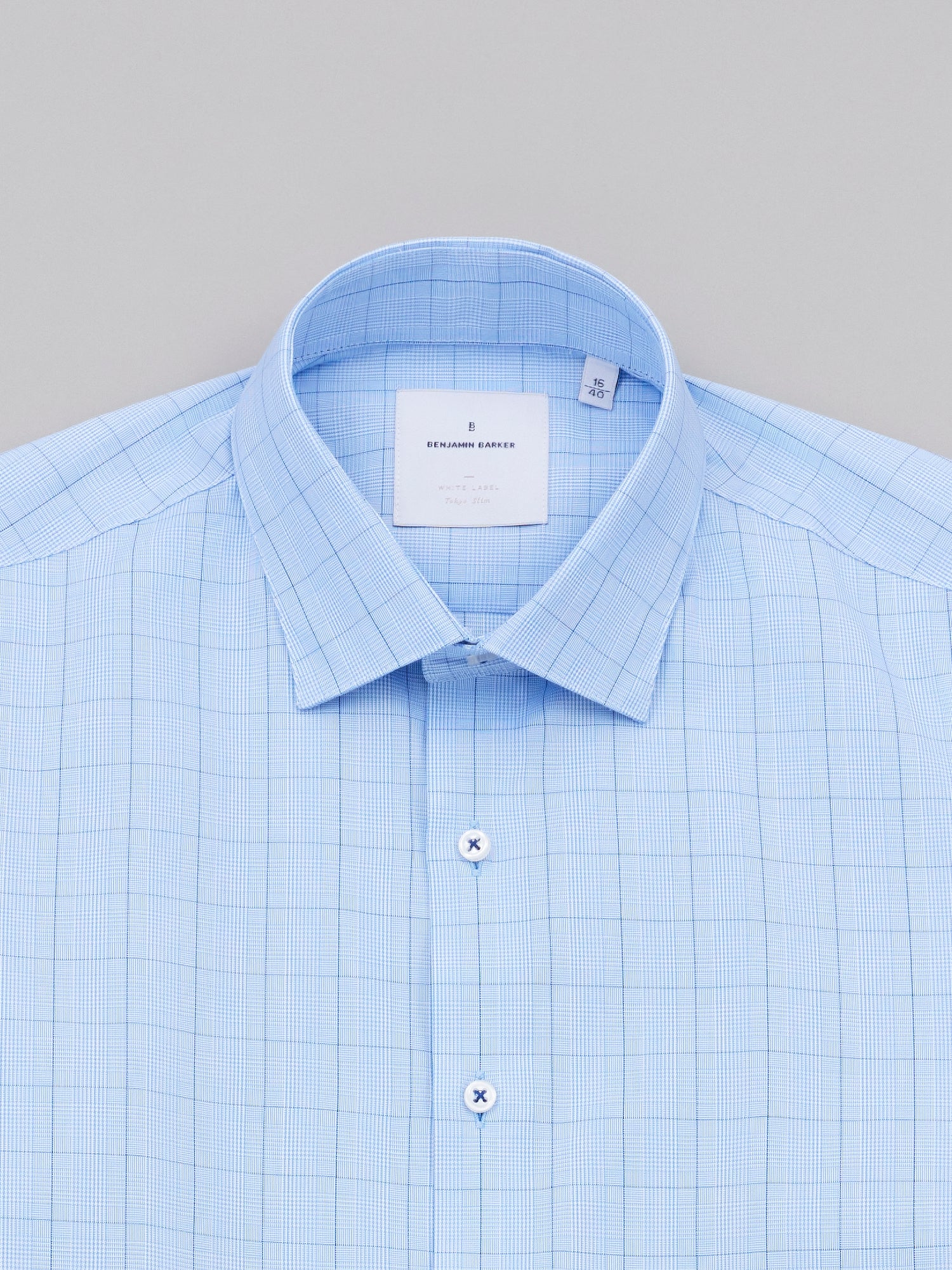 Ashburton Blue Easy Care Plaid