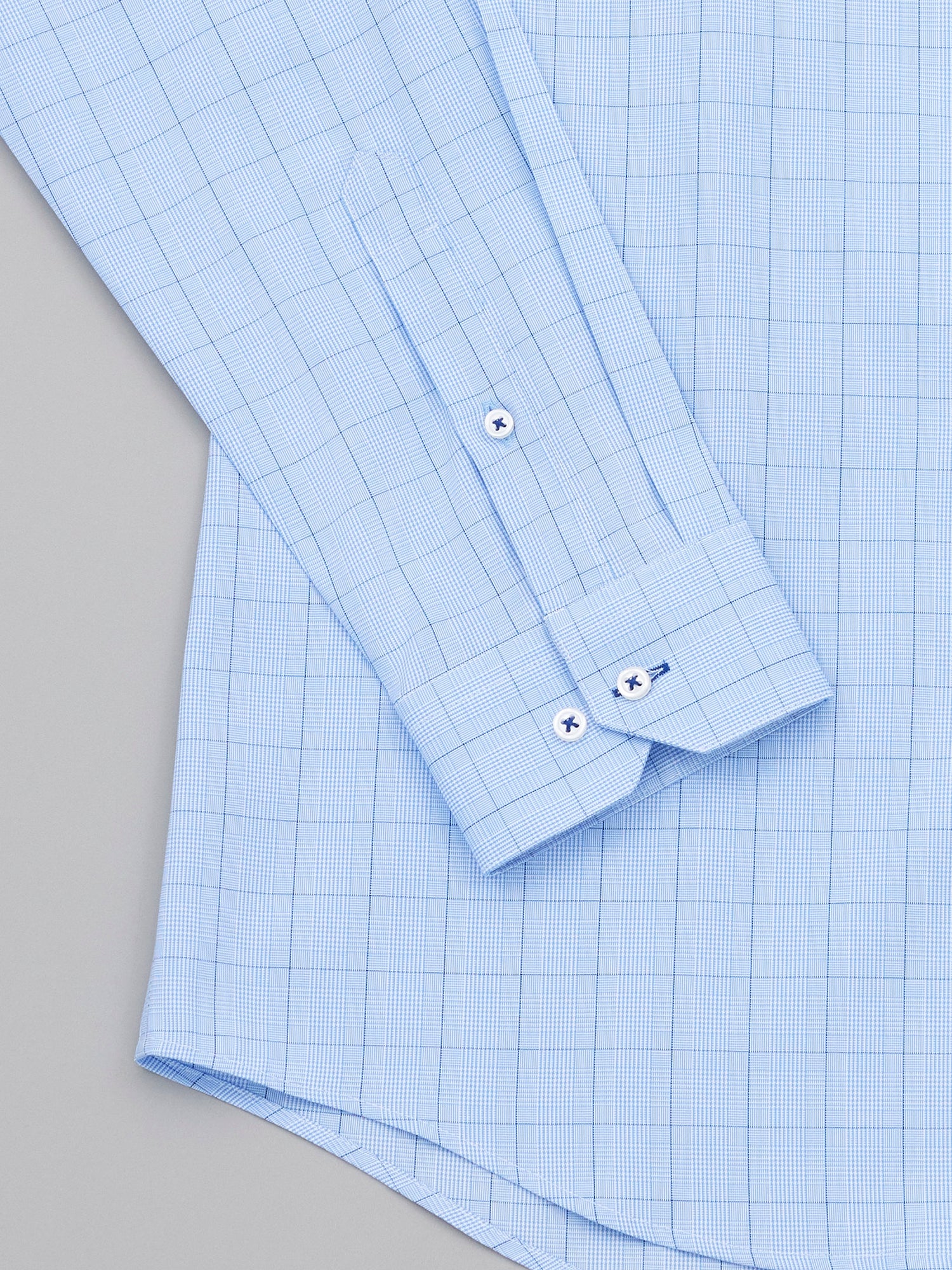 Ashburton Blue Easy Care Plaid
