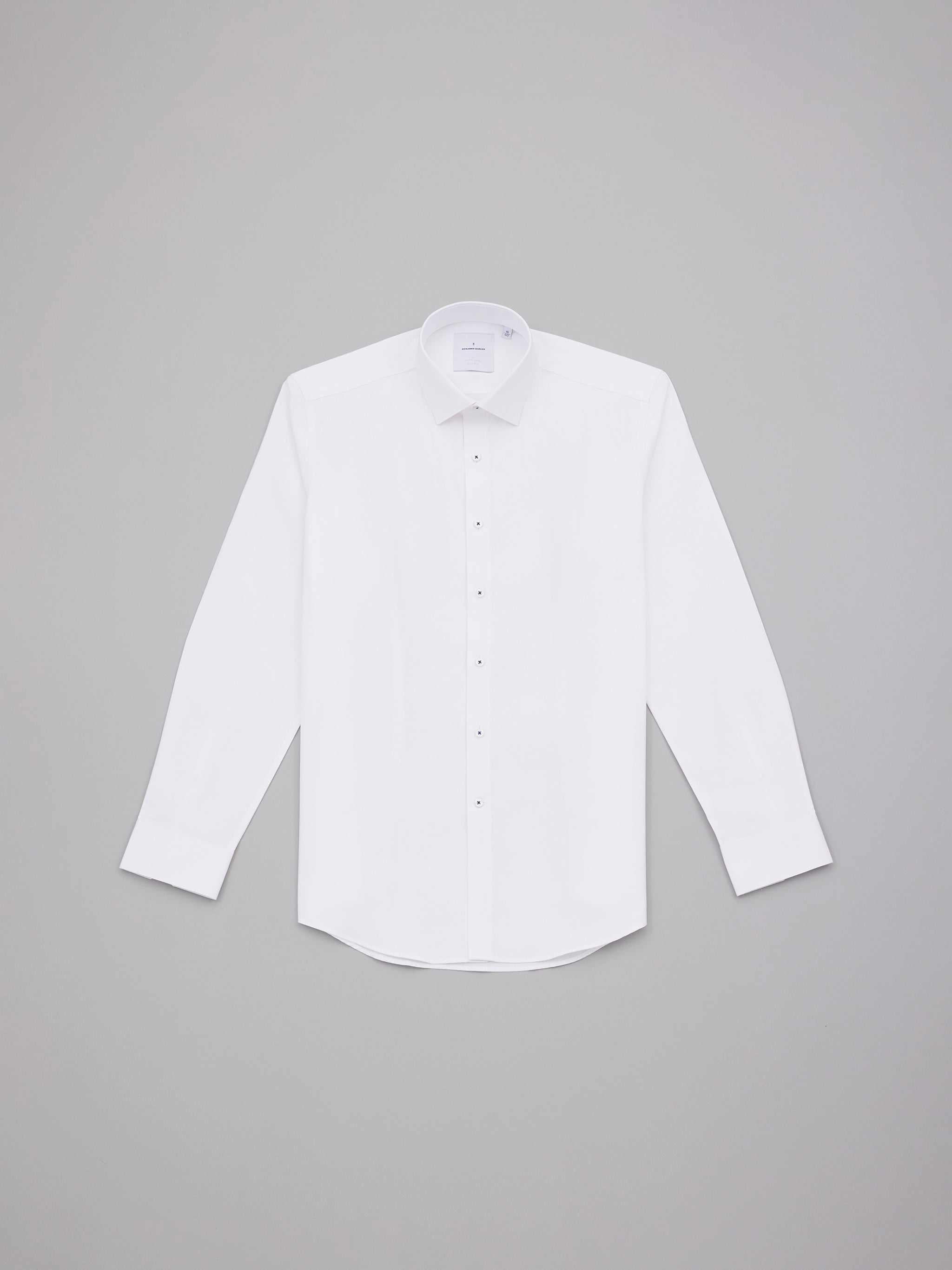 Tufton White Pinpoint Oxford