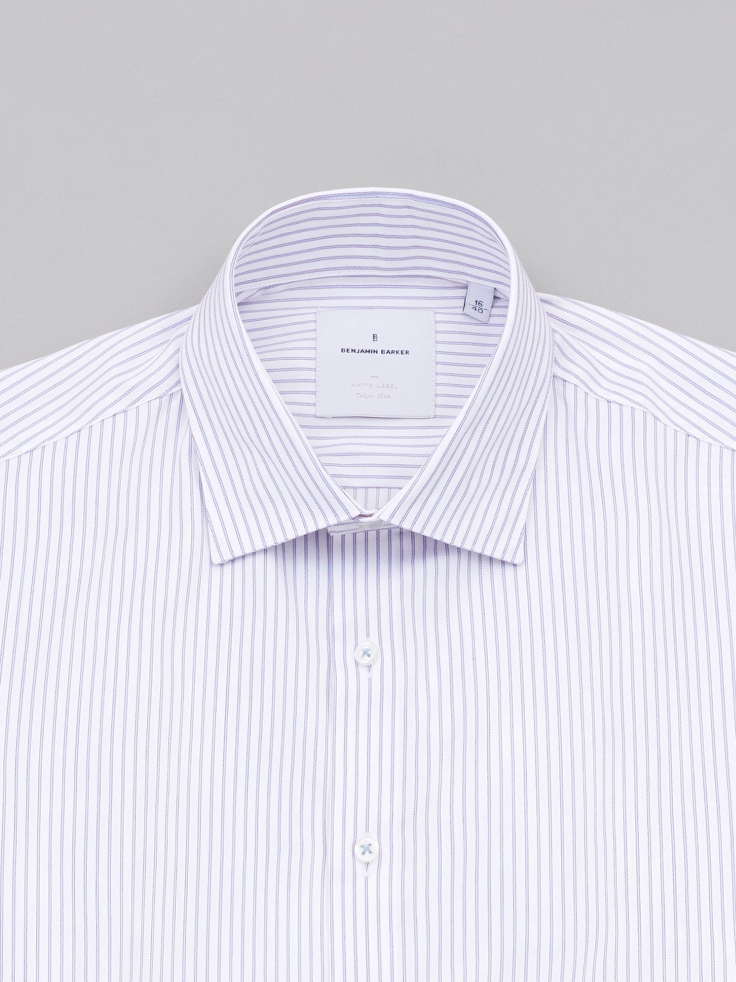 Livonia Light Blue Stripe Twill