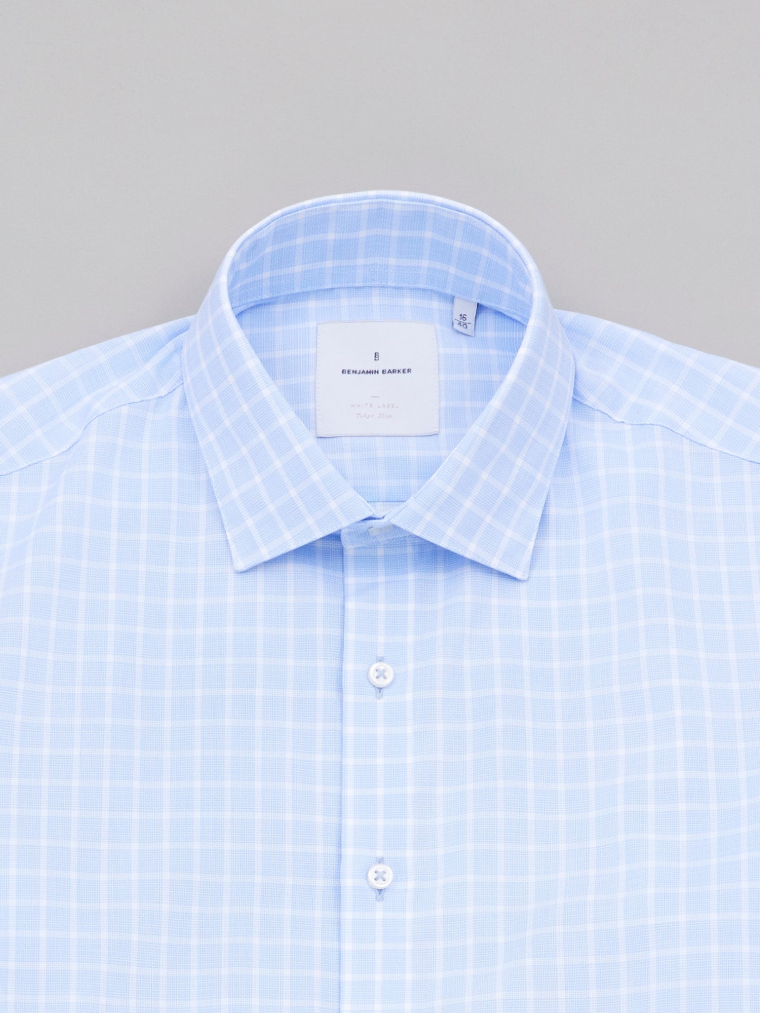 Ritson Light Blue Easy Care Check