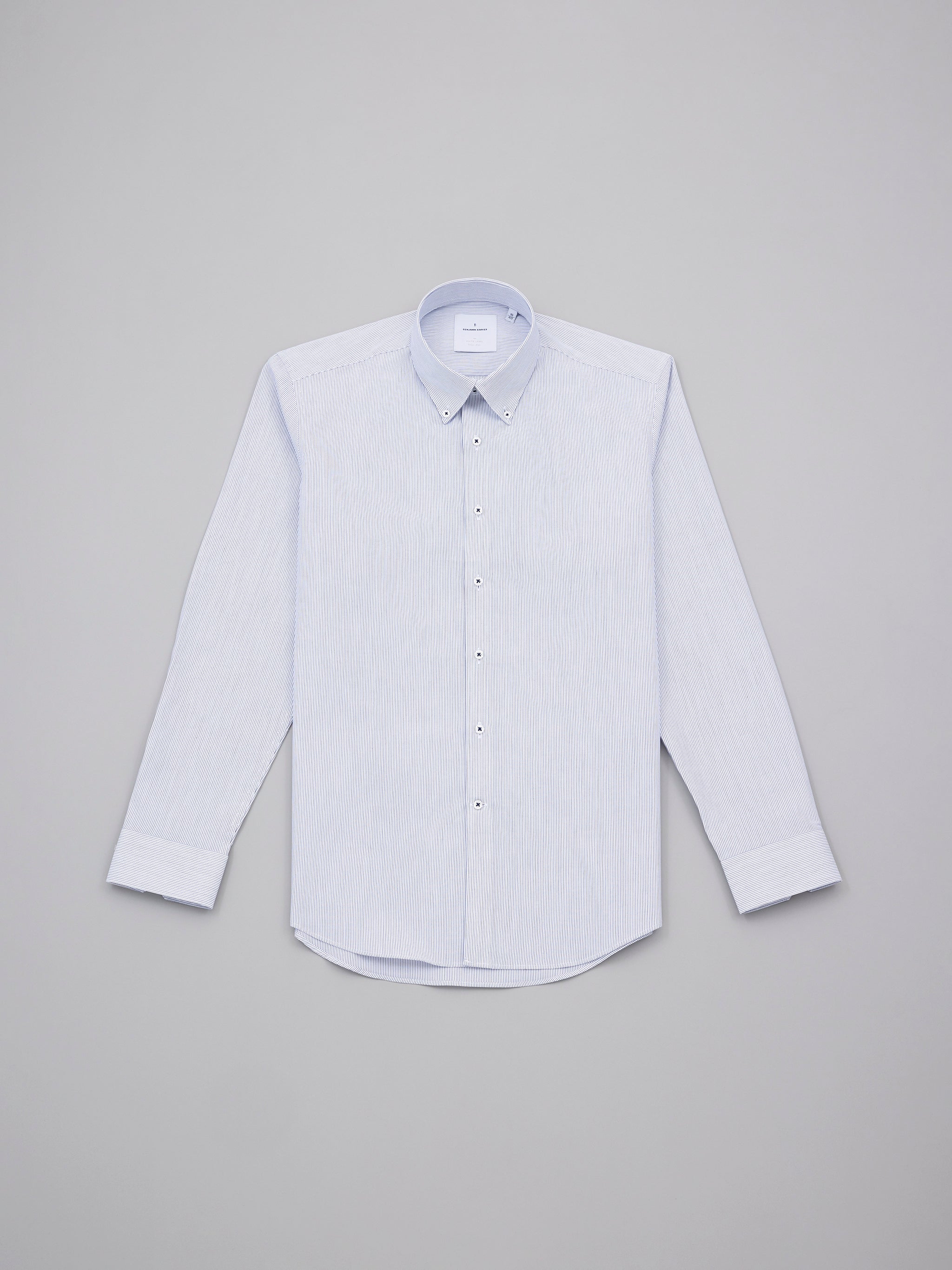 Bective Navy Pinstripe