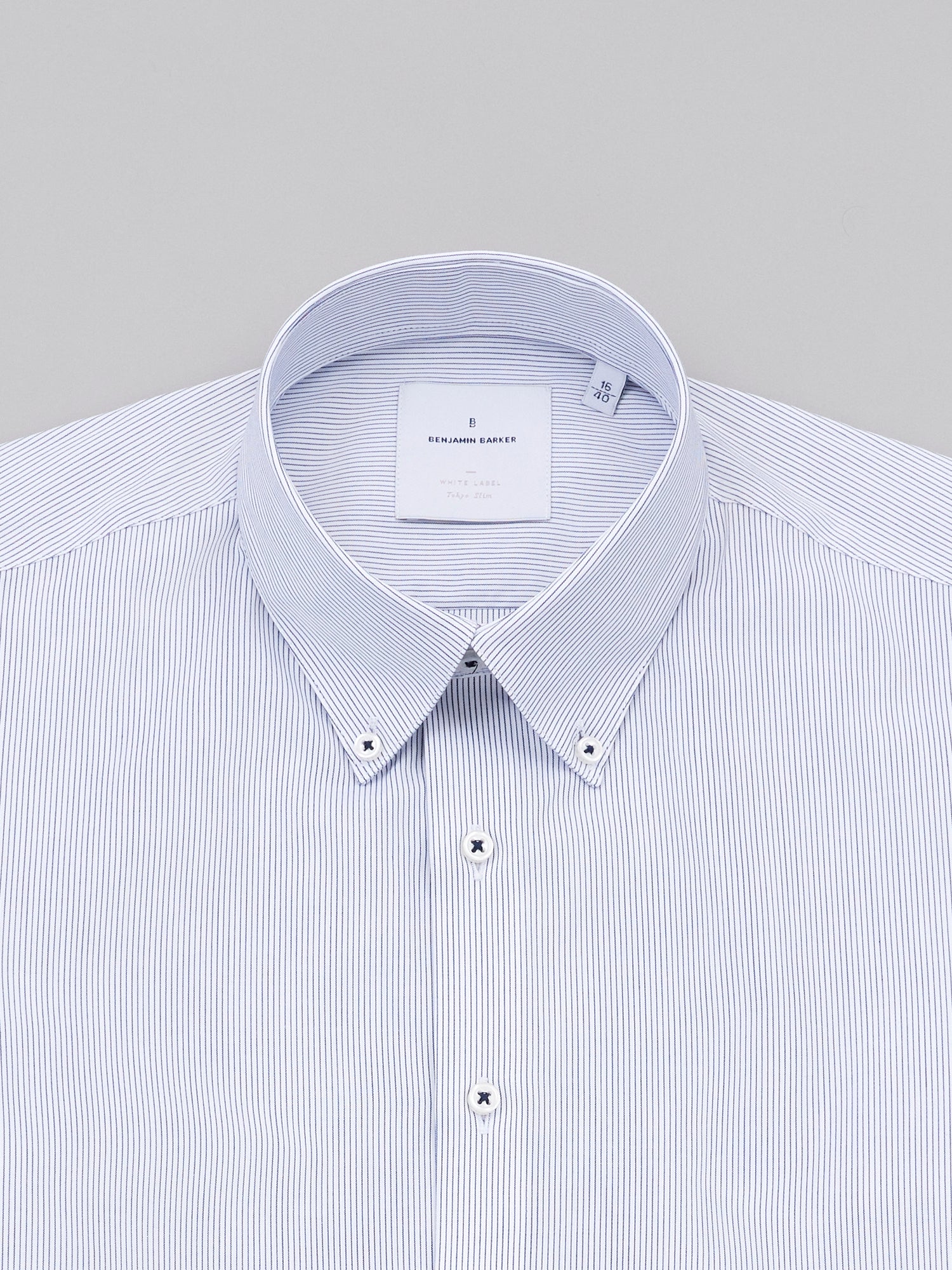 Bective Navy Pinstripe