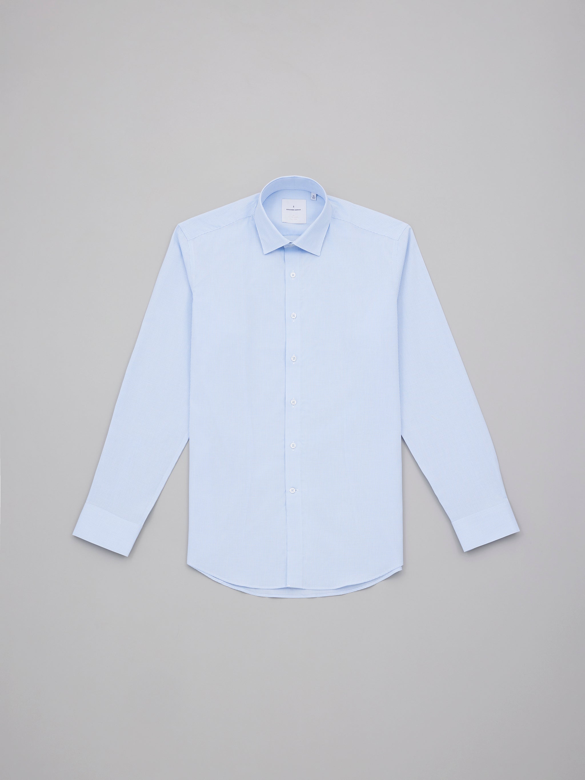 Viceroy Sky Blue Easy Care Mini Check