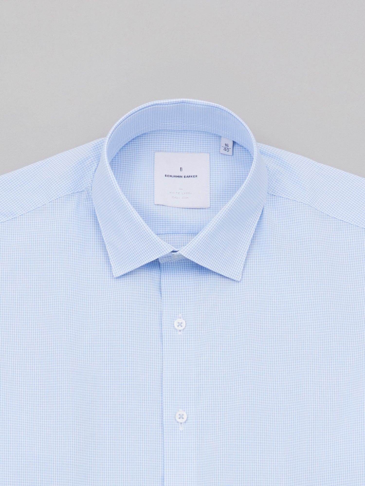 Viceroy Sky Blue Easy Care Mini Check