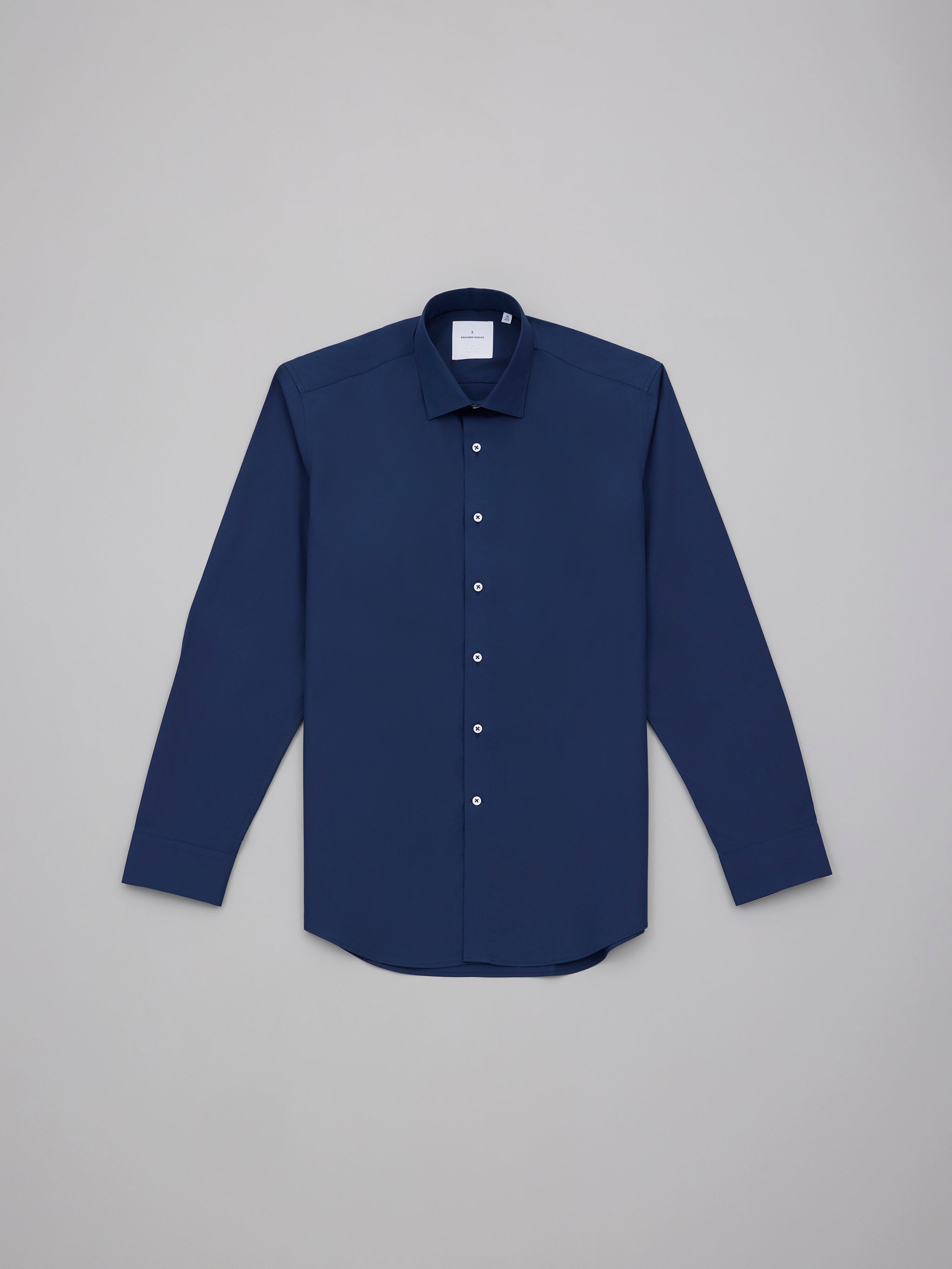 Charleville Navy Easy Care Poplin