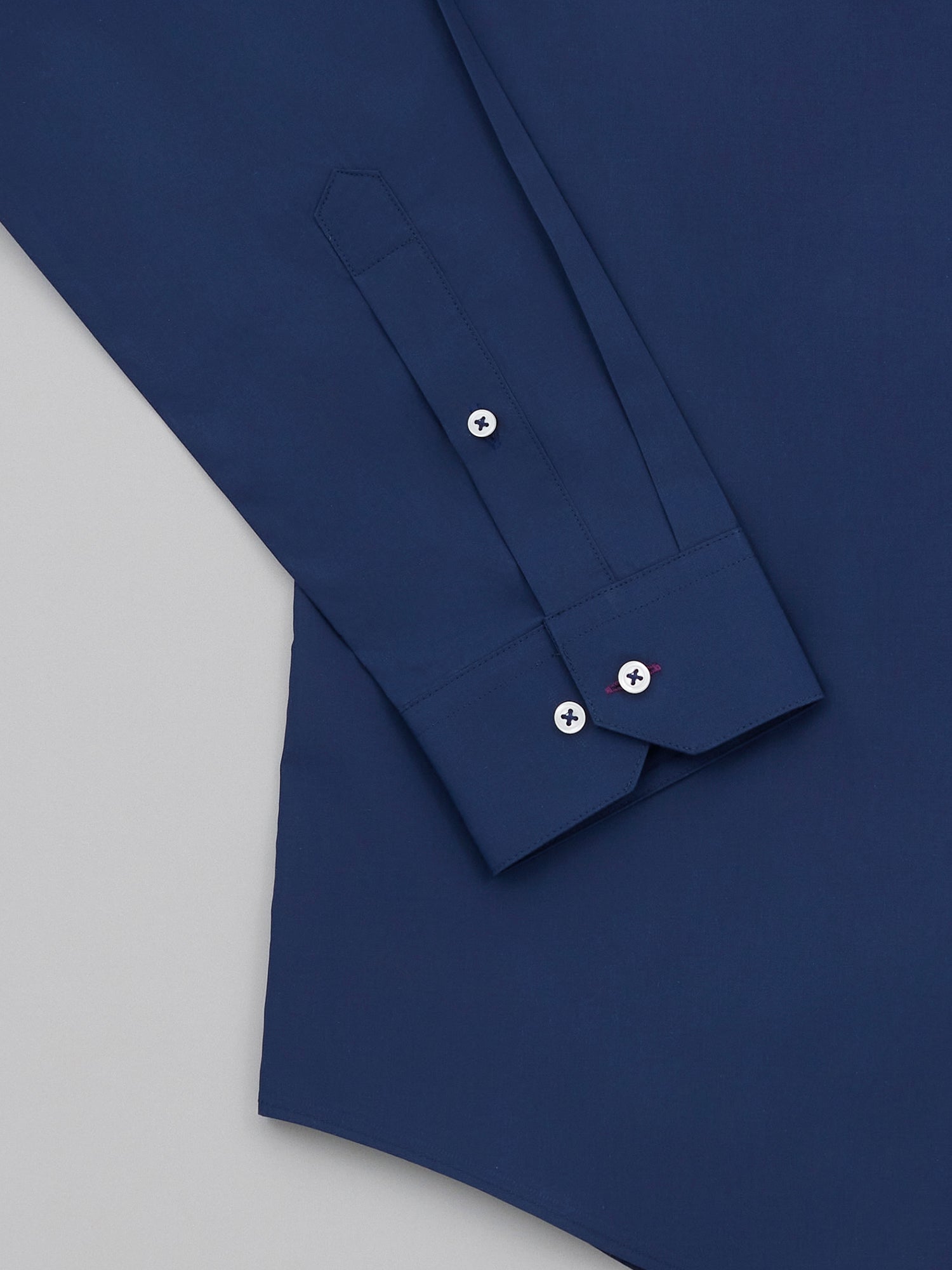 Charleville Navy Easy Care Poplin