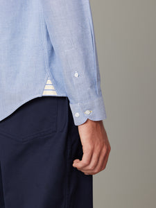 Inaba Embroidered Navy Oxford