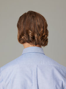 Inaba Embroidered Navy Oxford