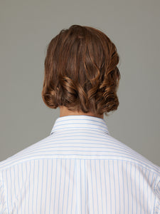 Oshima Embroidered Pin Stripe