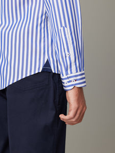 Ryohei Embroidered Bengal Stripe