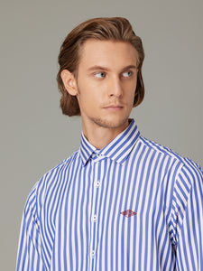 Ryohei Embroidered Bengal Stripe