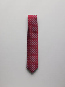Vauxhall Print Burgundy Tie