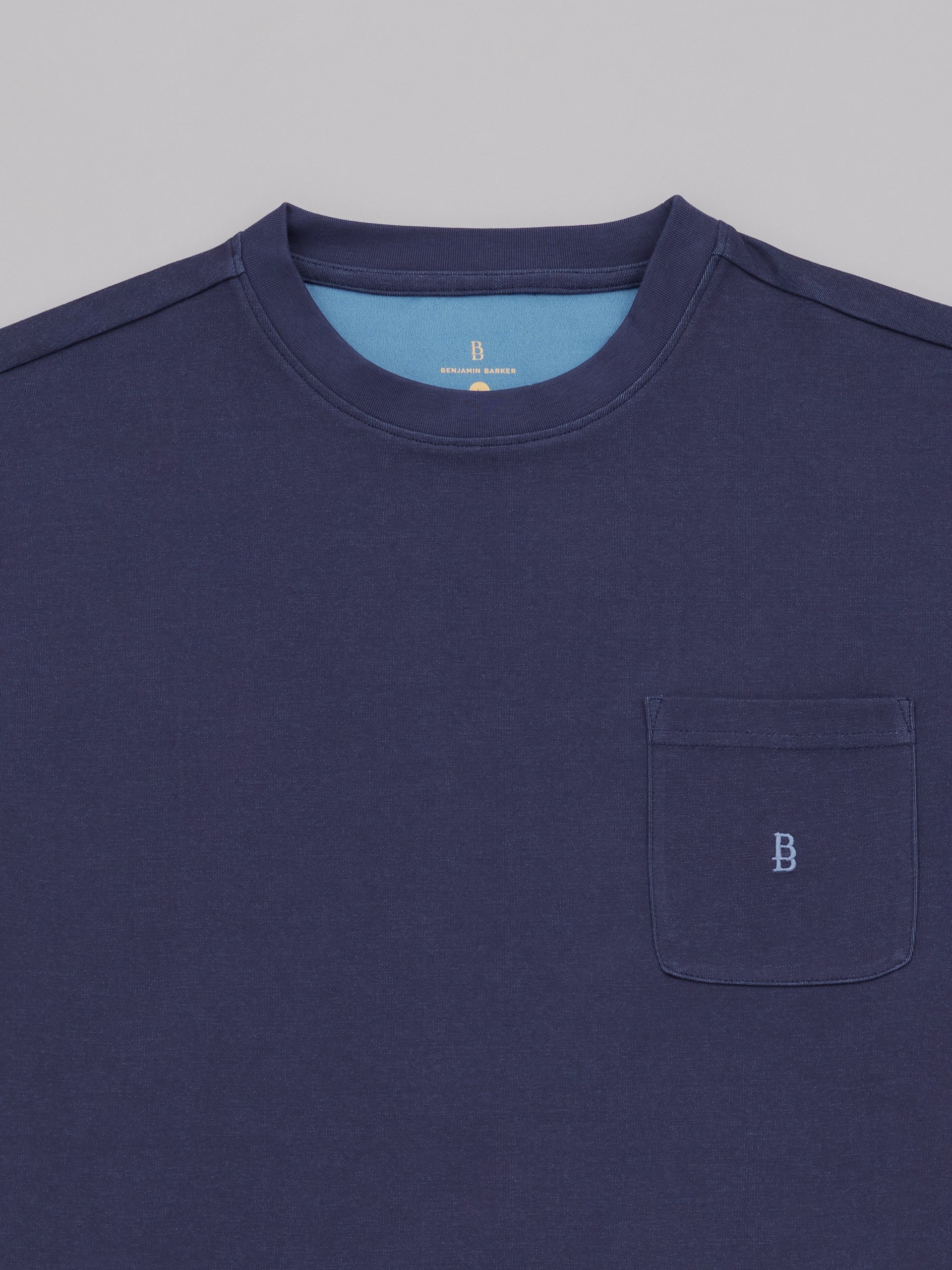 Contrast Crew Pocket Tee