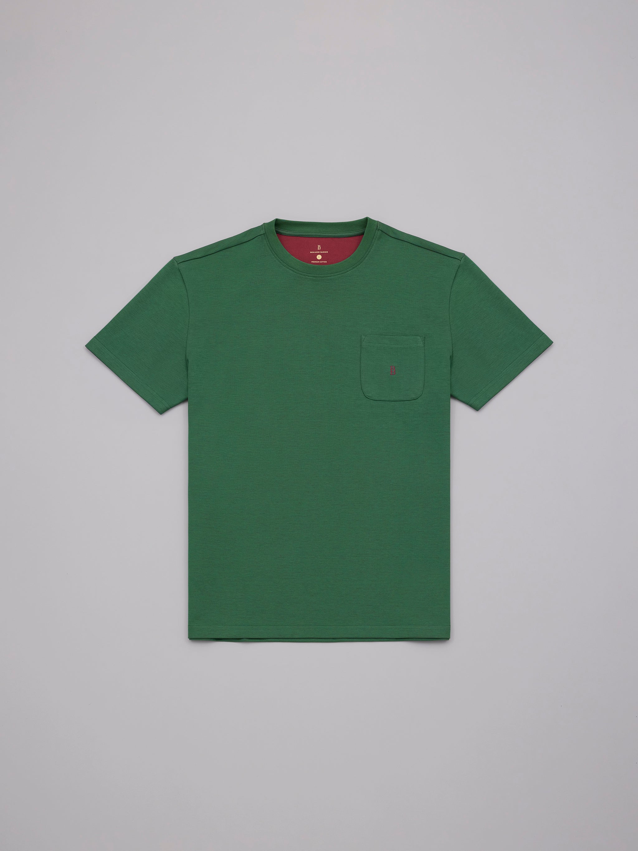 Contrast Crew Pocket Tee