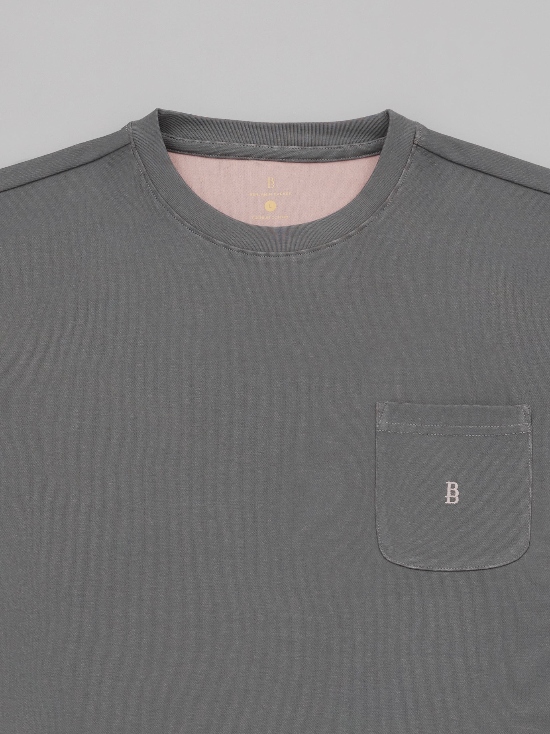 Contrast Crew Pocket Tee