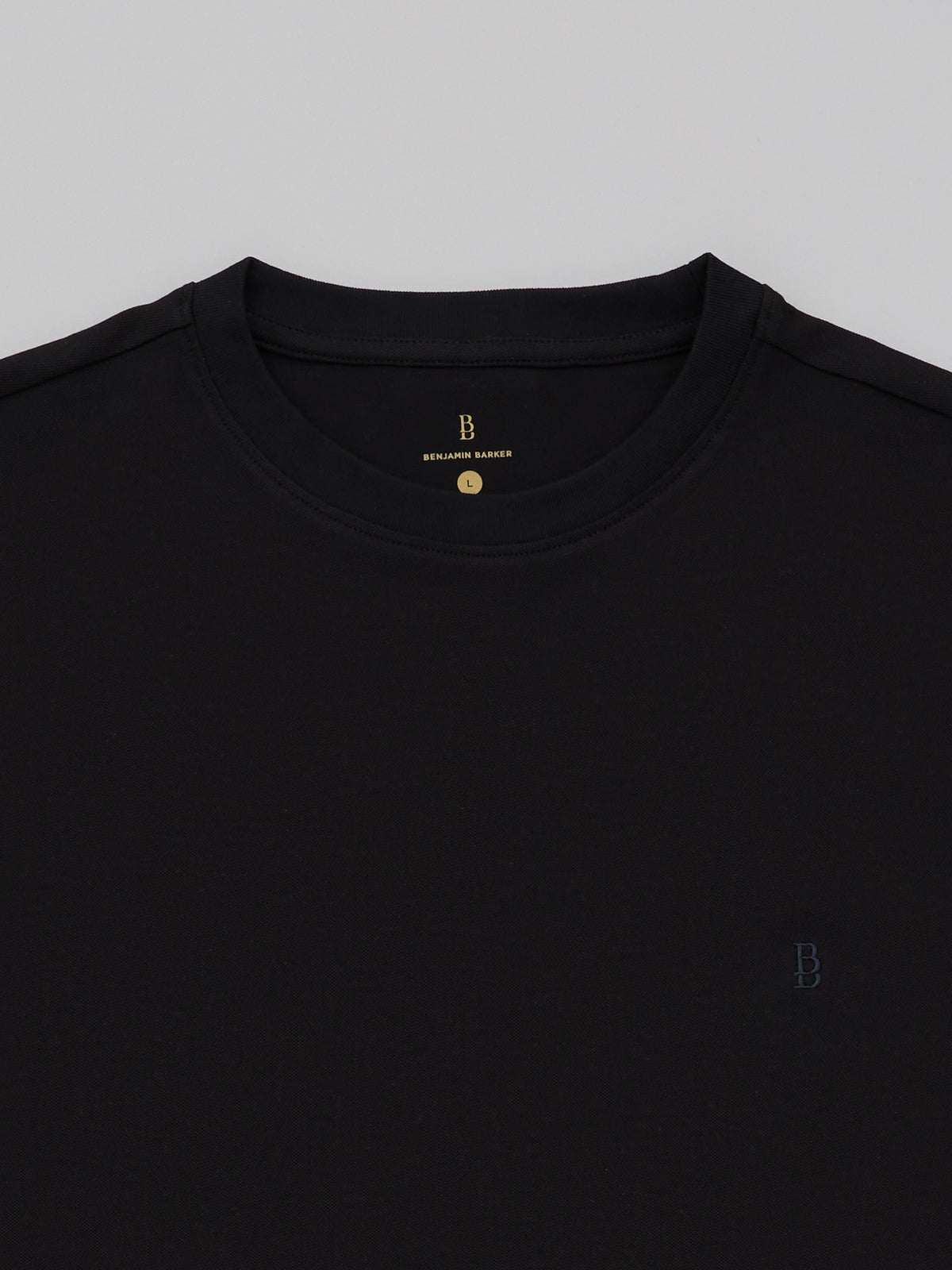 Pique Logo Crew Tee