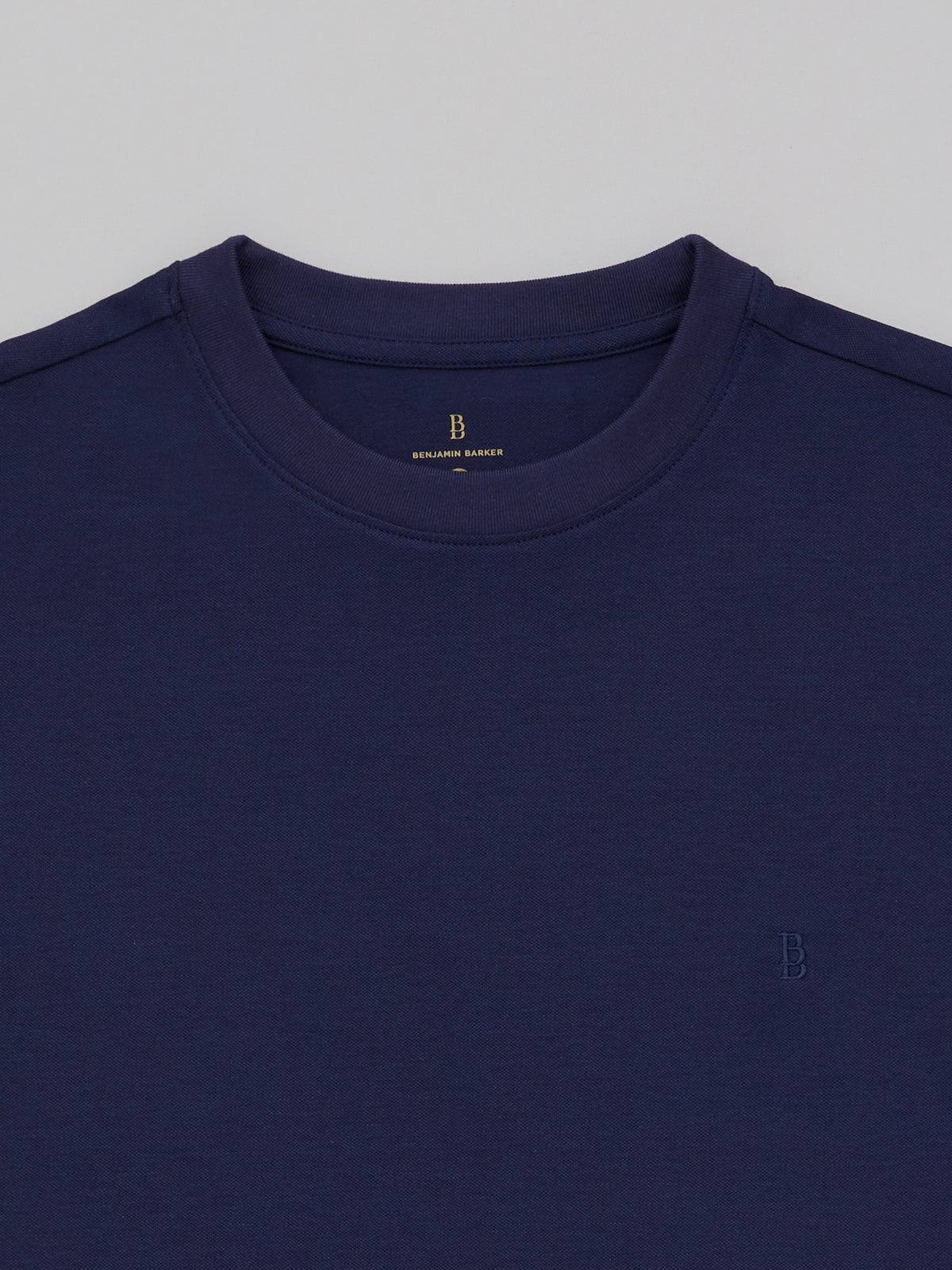 Pique Logo Crew Tee