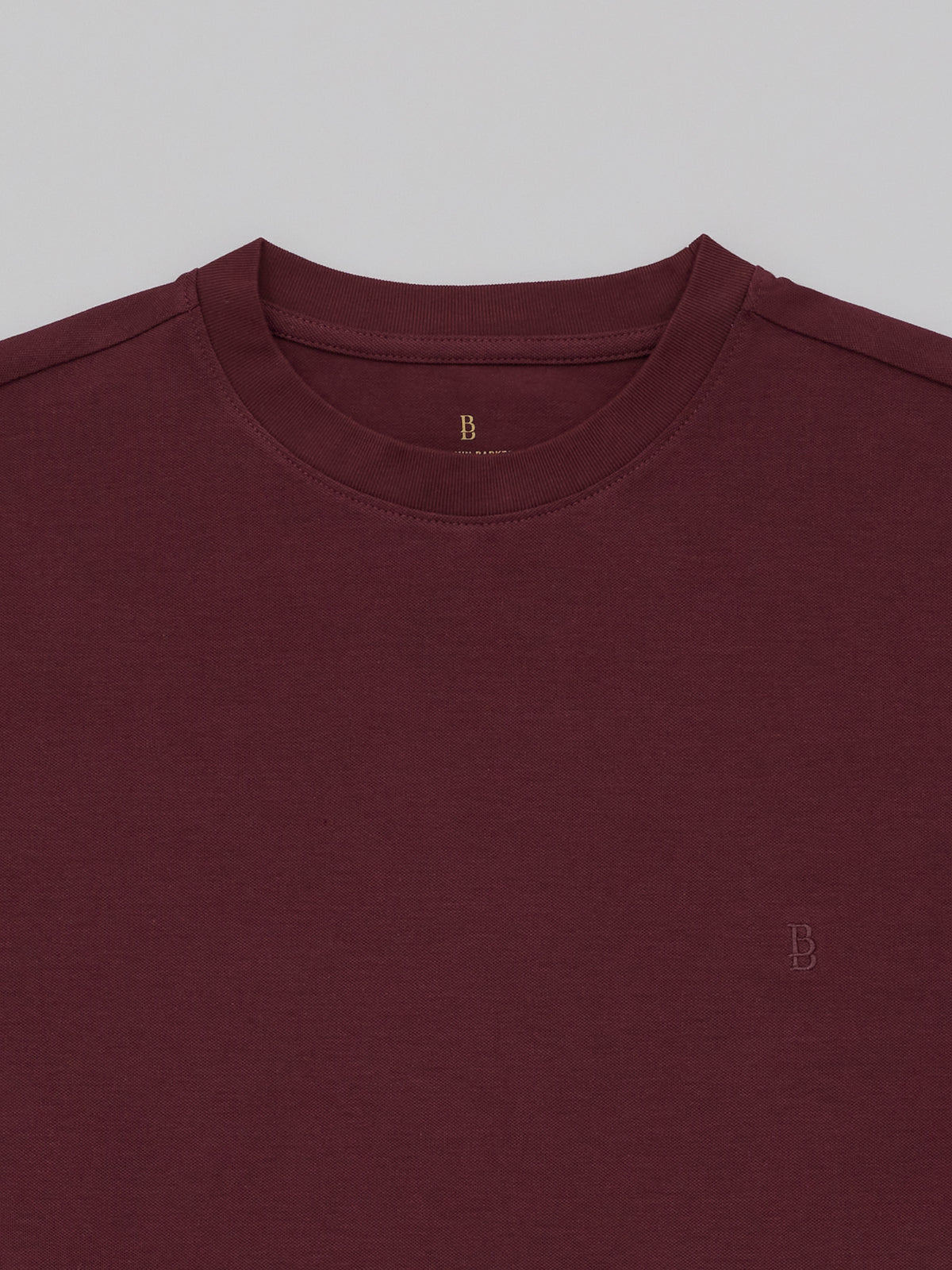 Pique Logo Crew Tee