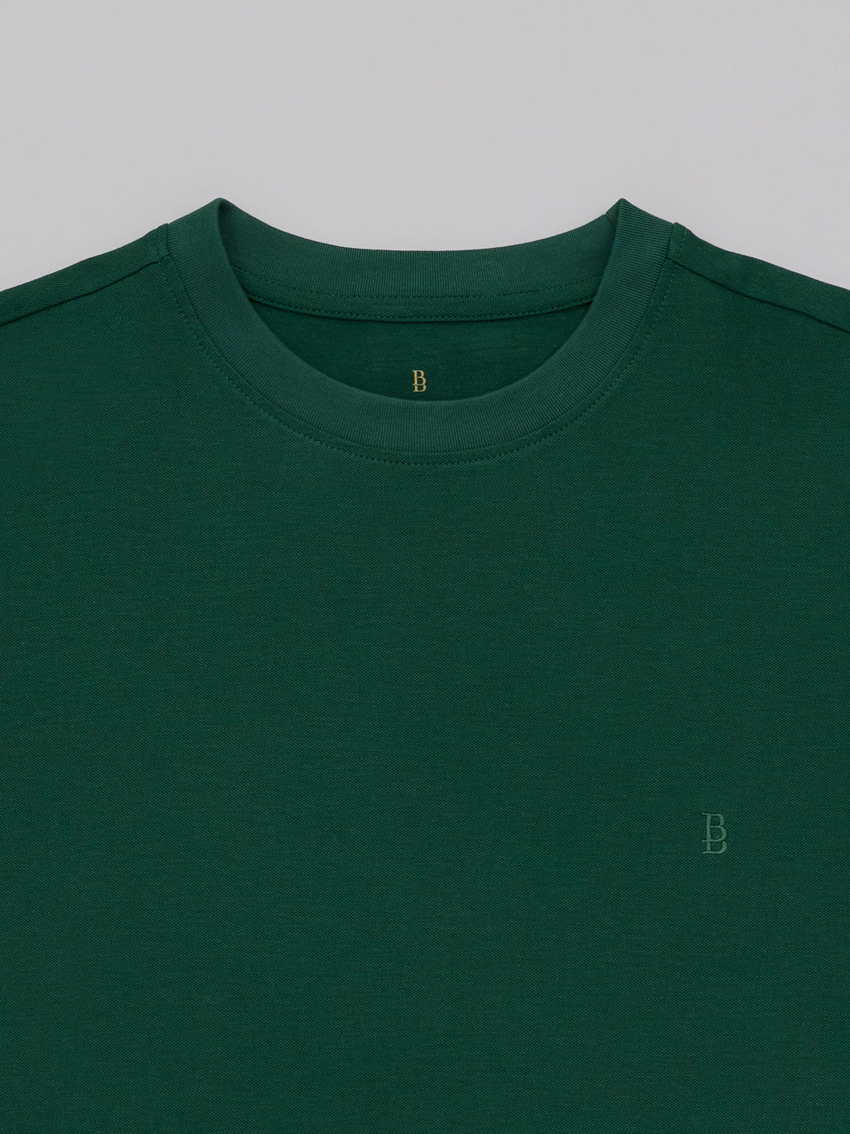 Pique Logo Crew Tee