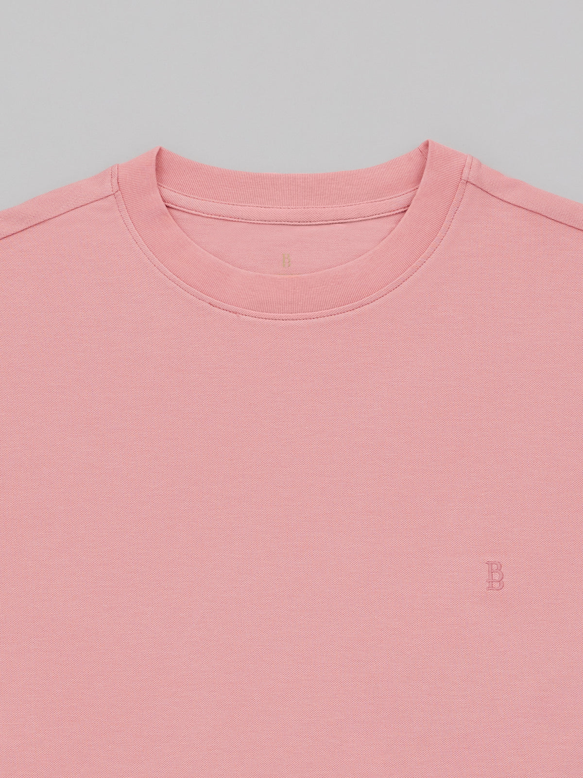 Pique Logo Crew Tee