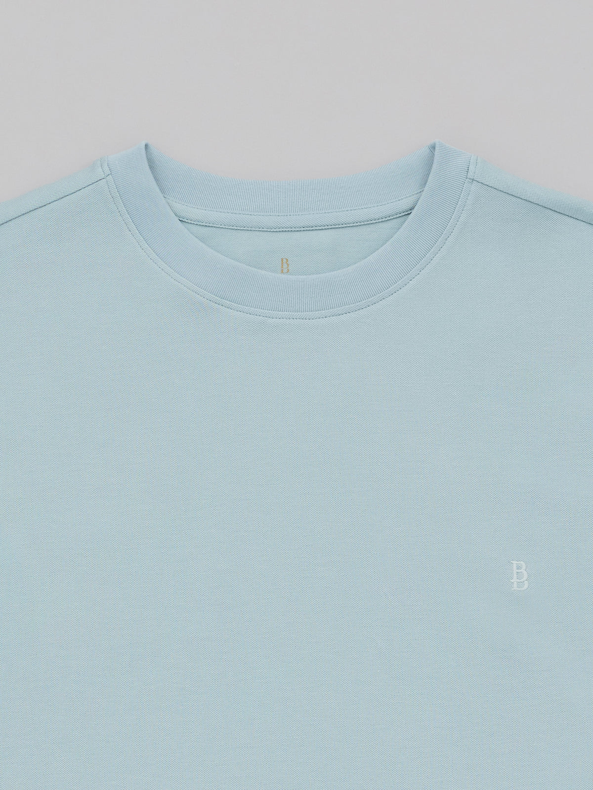 Pique Logo Crew Tee