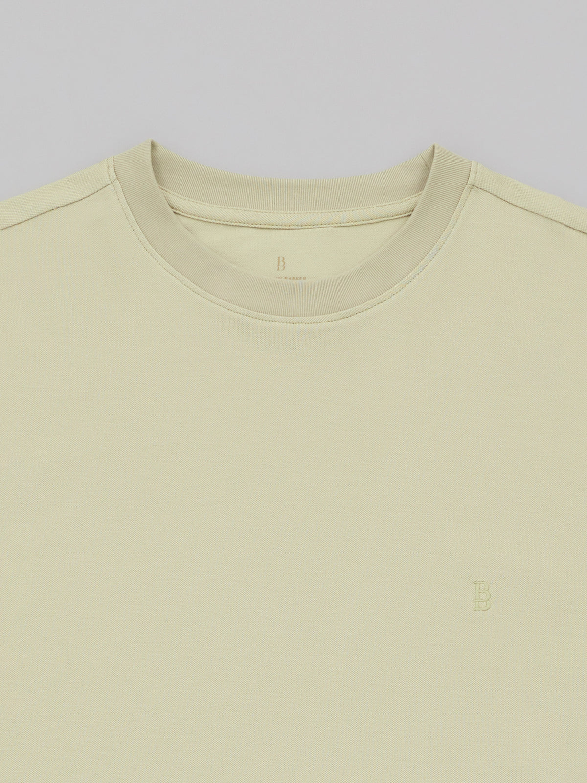 Pique Logo Crew Tee