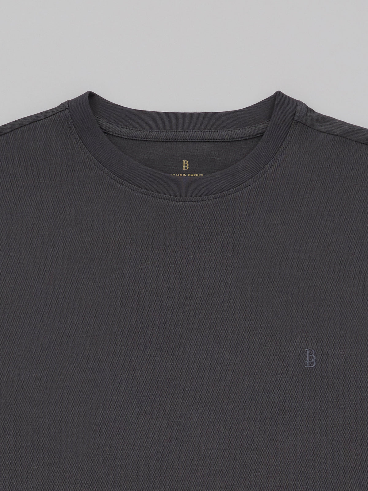 Pique Logo Crew Tee