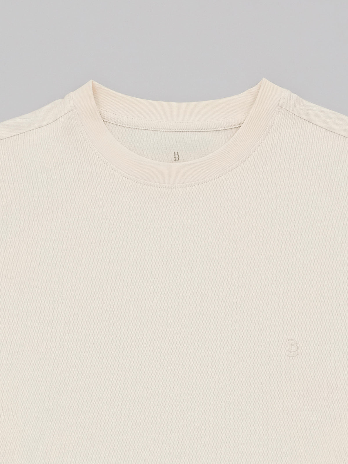 Pique Logo Crew Tee
