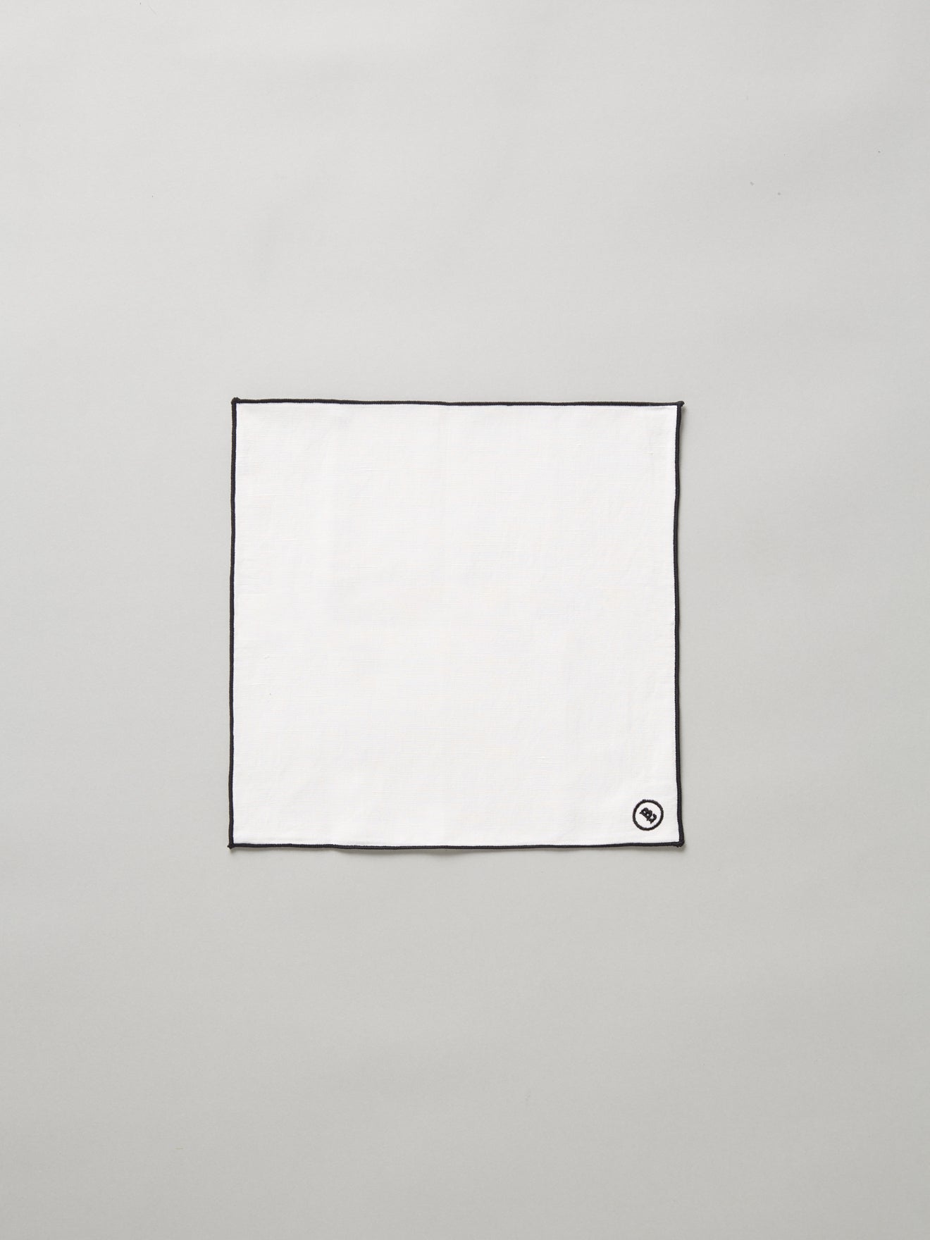 Winsford White Linen Pocket Square