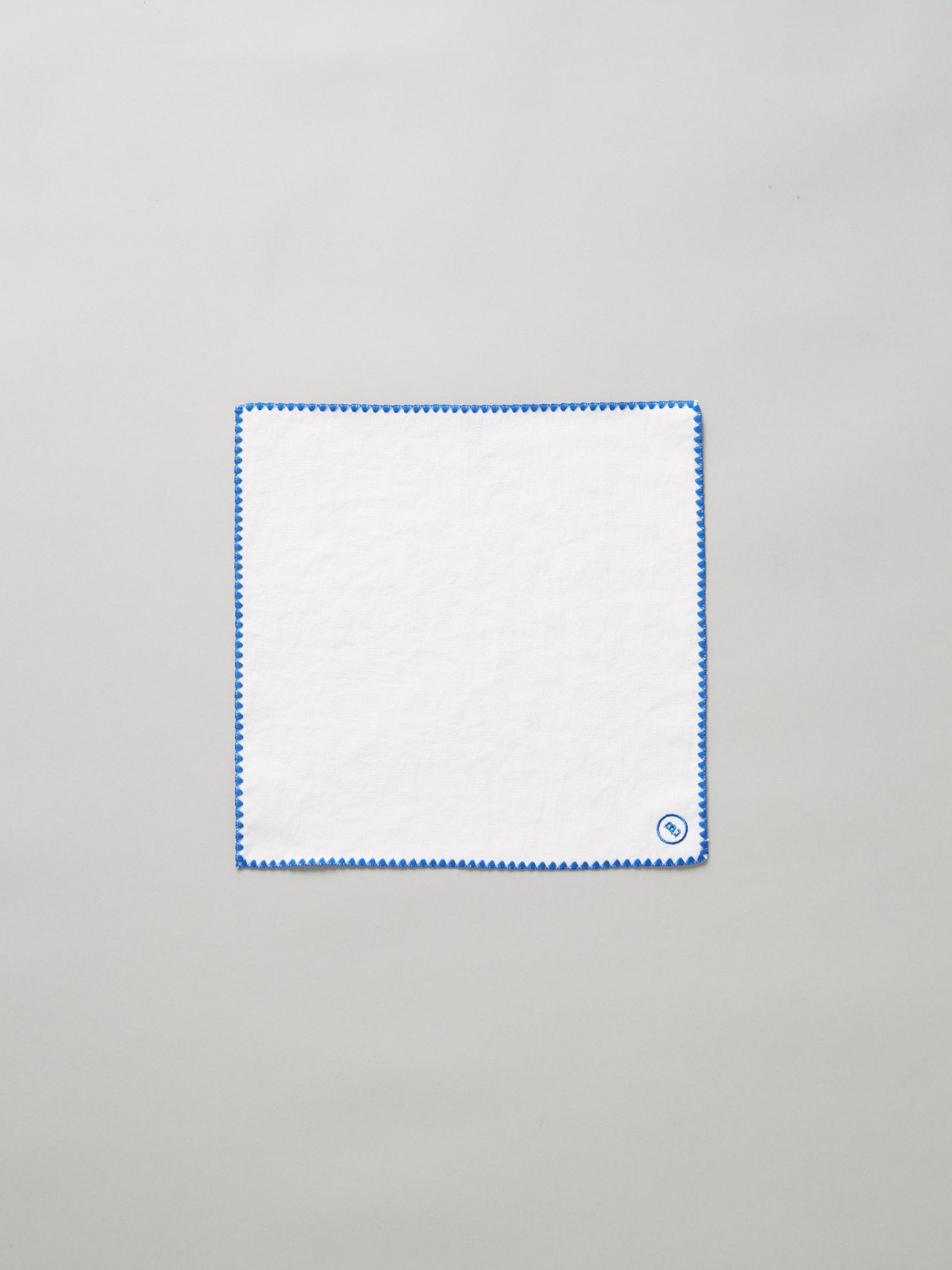 Arbutus White Linen Pocket Square