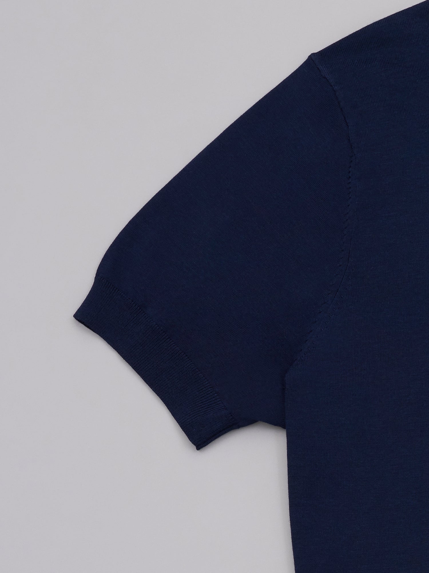 Cotton Silk Knit Polo