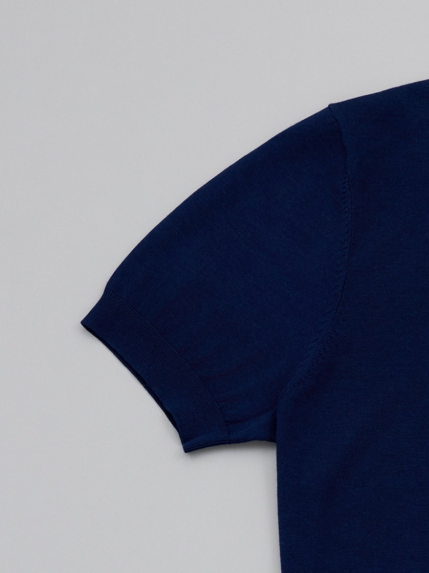 Cotton Silk Knit Polo