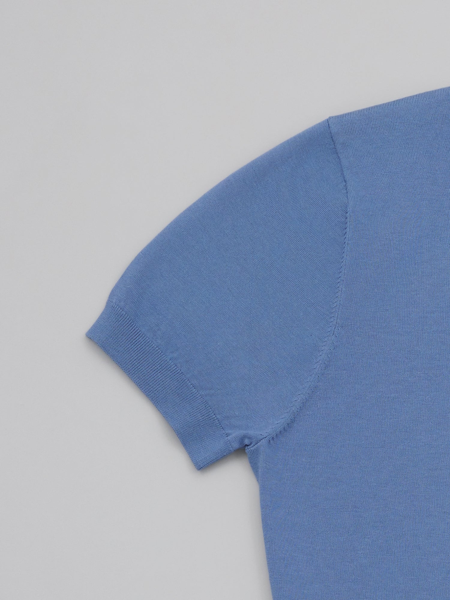 Cotton Silk Knit Polo