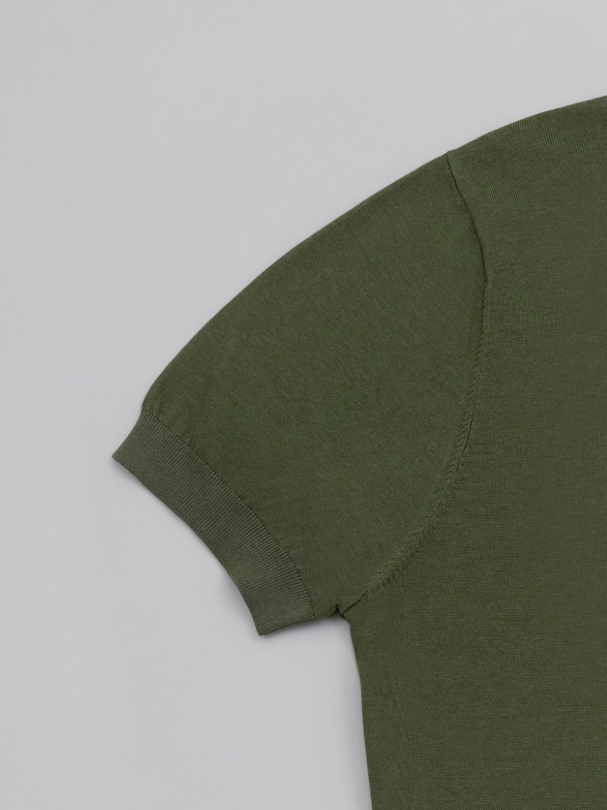 Cotton Silk Knit Polo