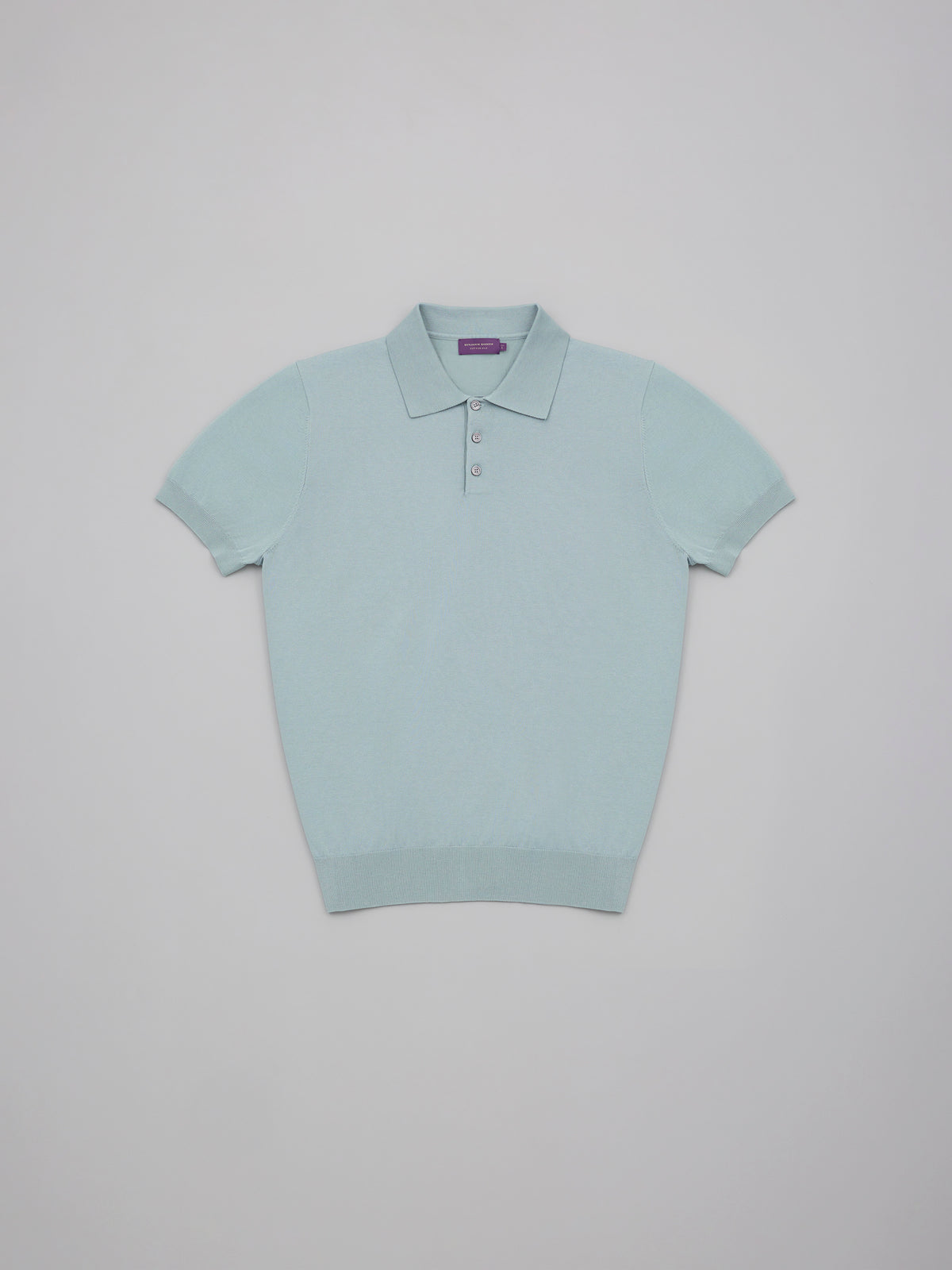 Cotton Silk Knit Polo