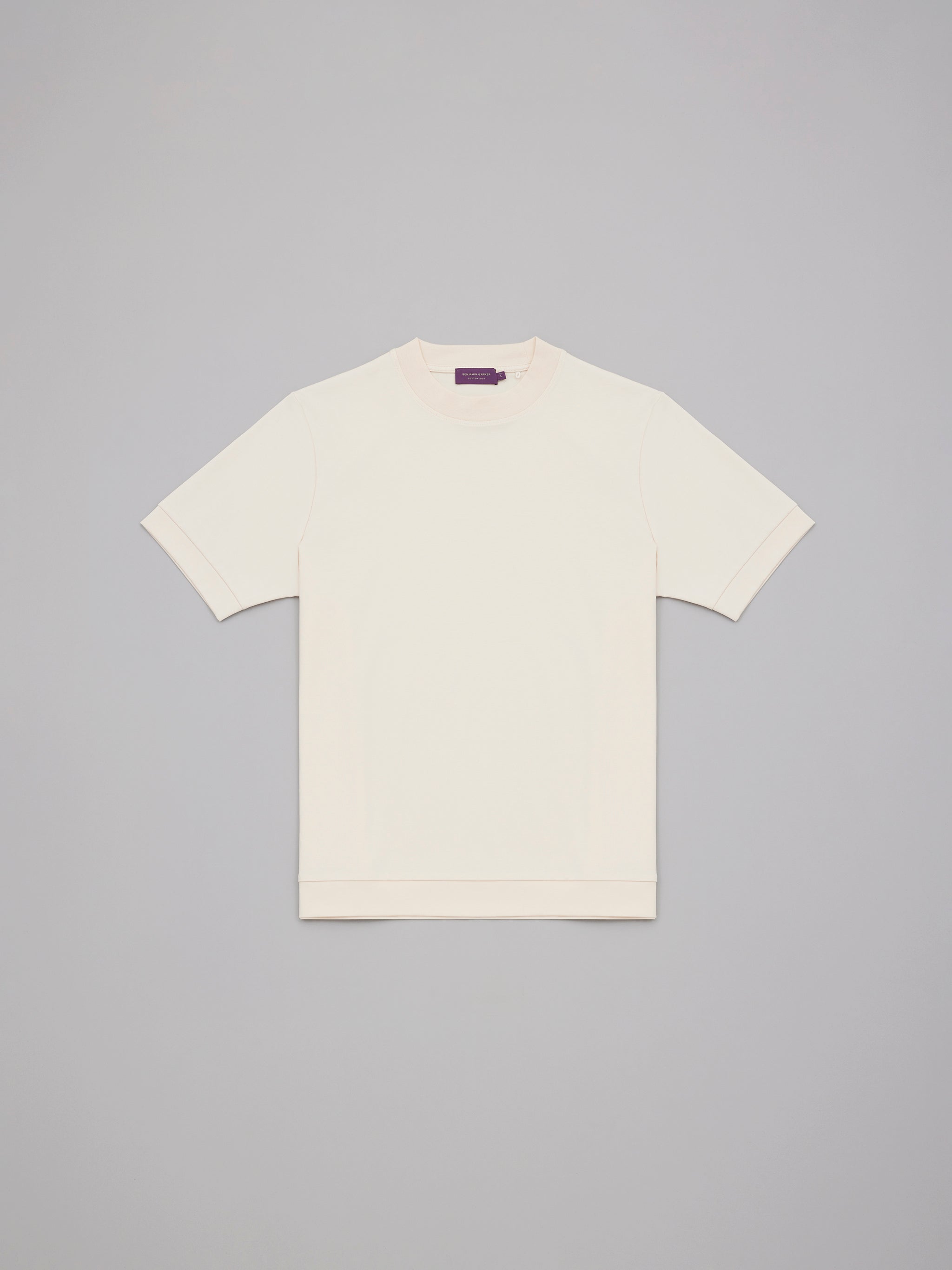 Cotton Silk Off White Tee