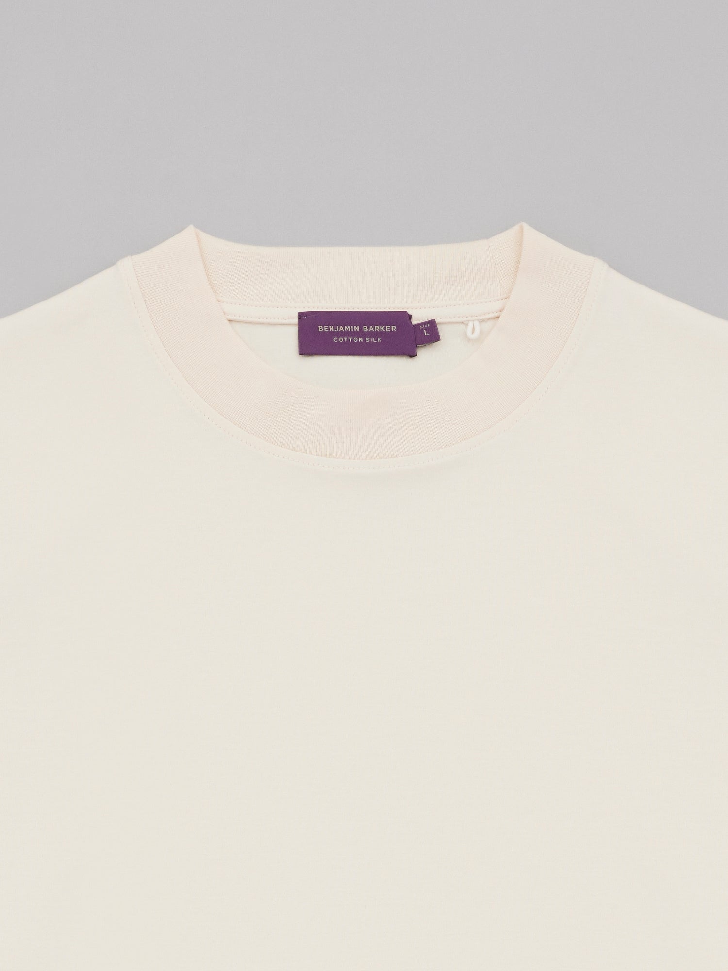 Cotton Silk Off White Tee