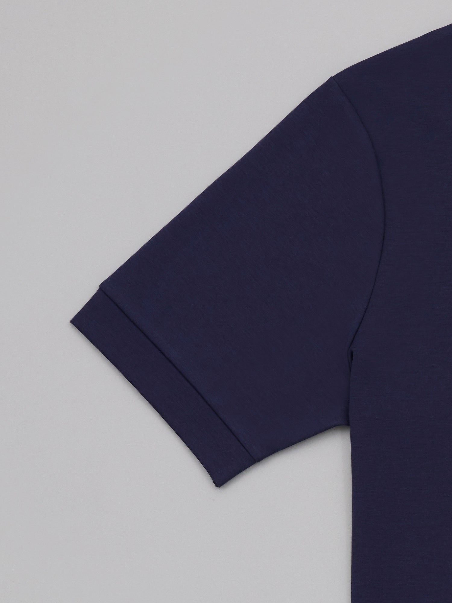 Cotton Silk Navy Tee