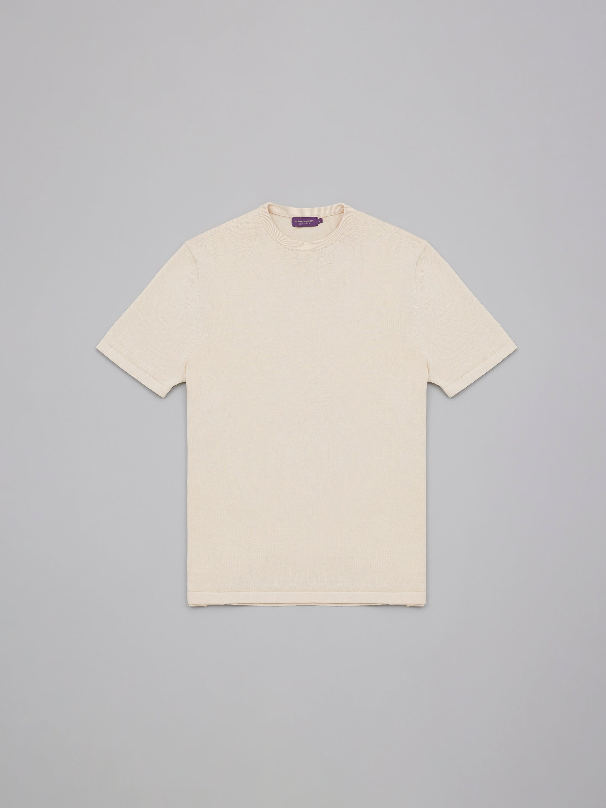 Cotton Silk Knit Tee