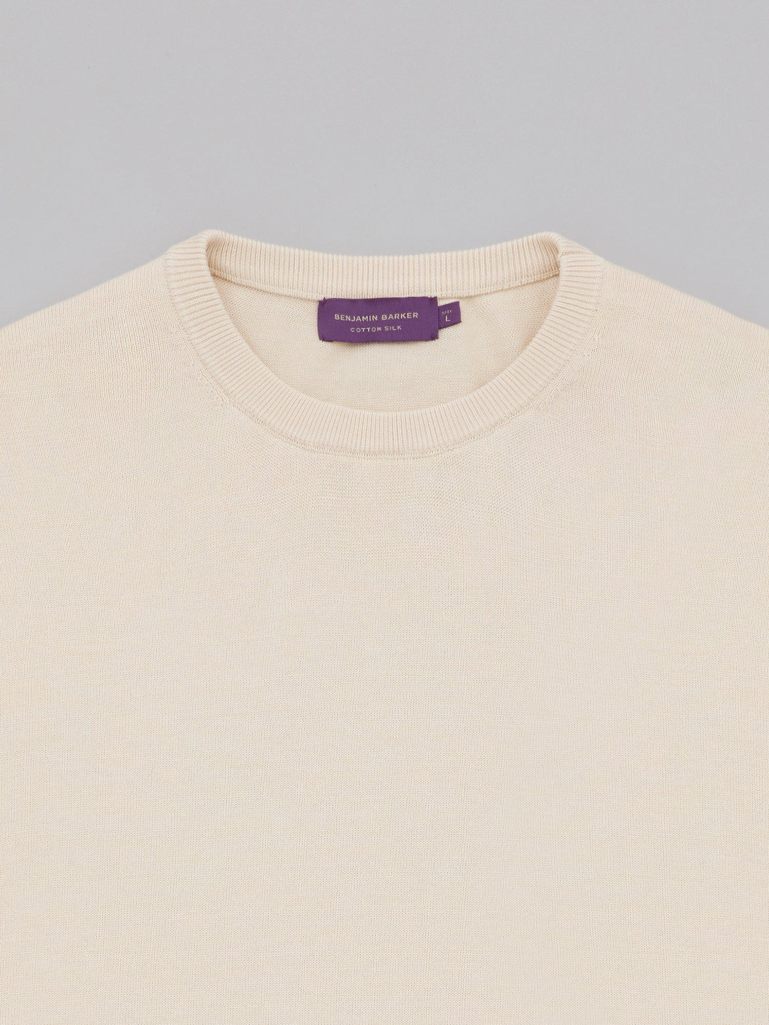 Cotton Silk Knit Tee