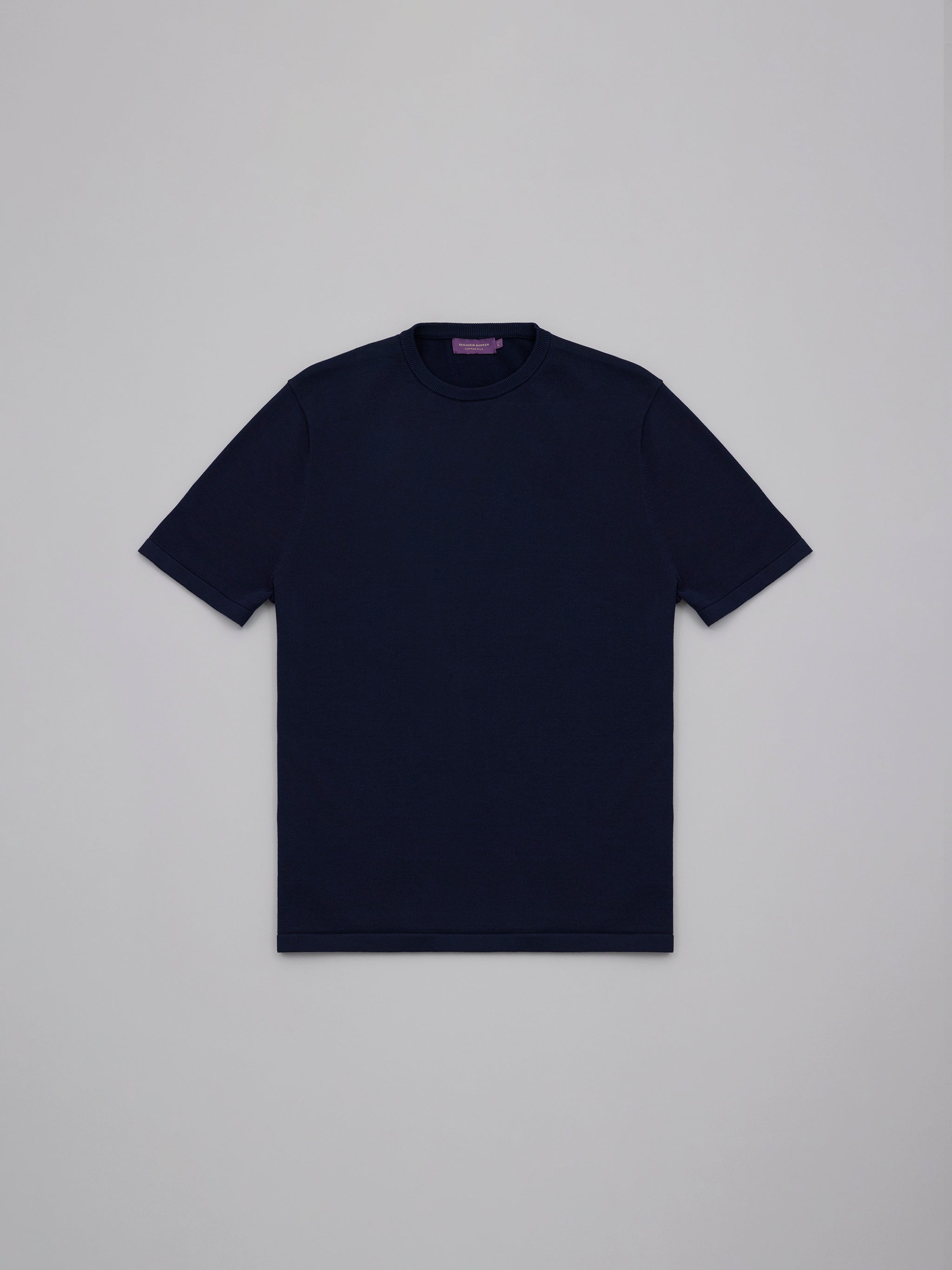Cotton Silk Knit Tee