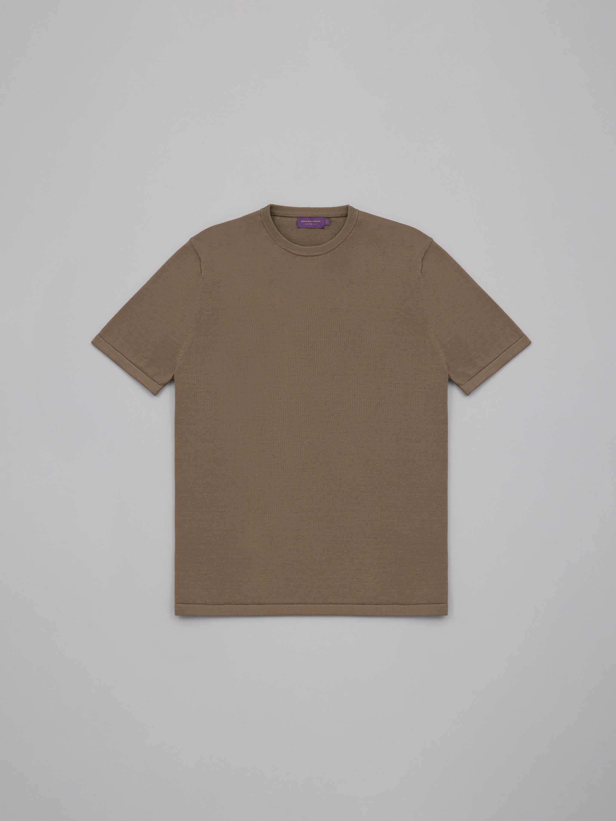 Cotton Silk Knit Tee