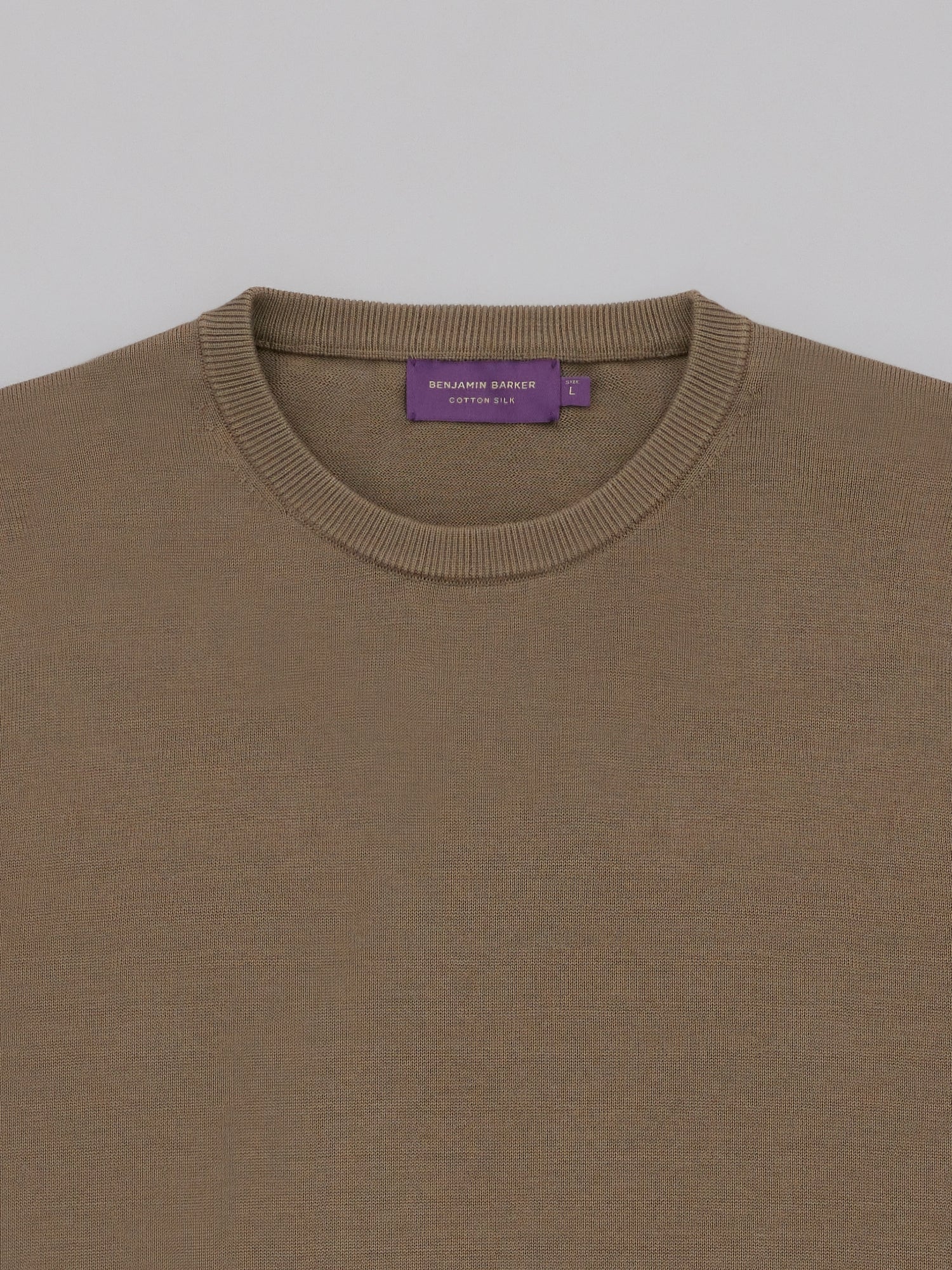 Cotton Silk Knit Tee