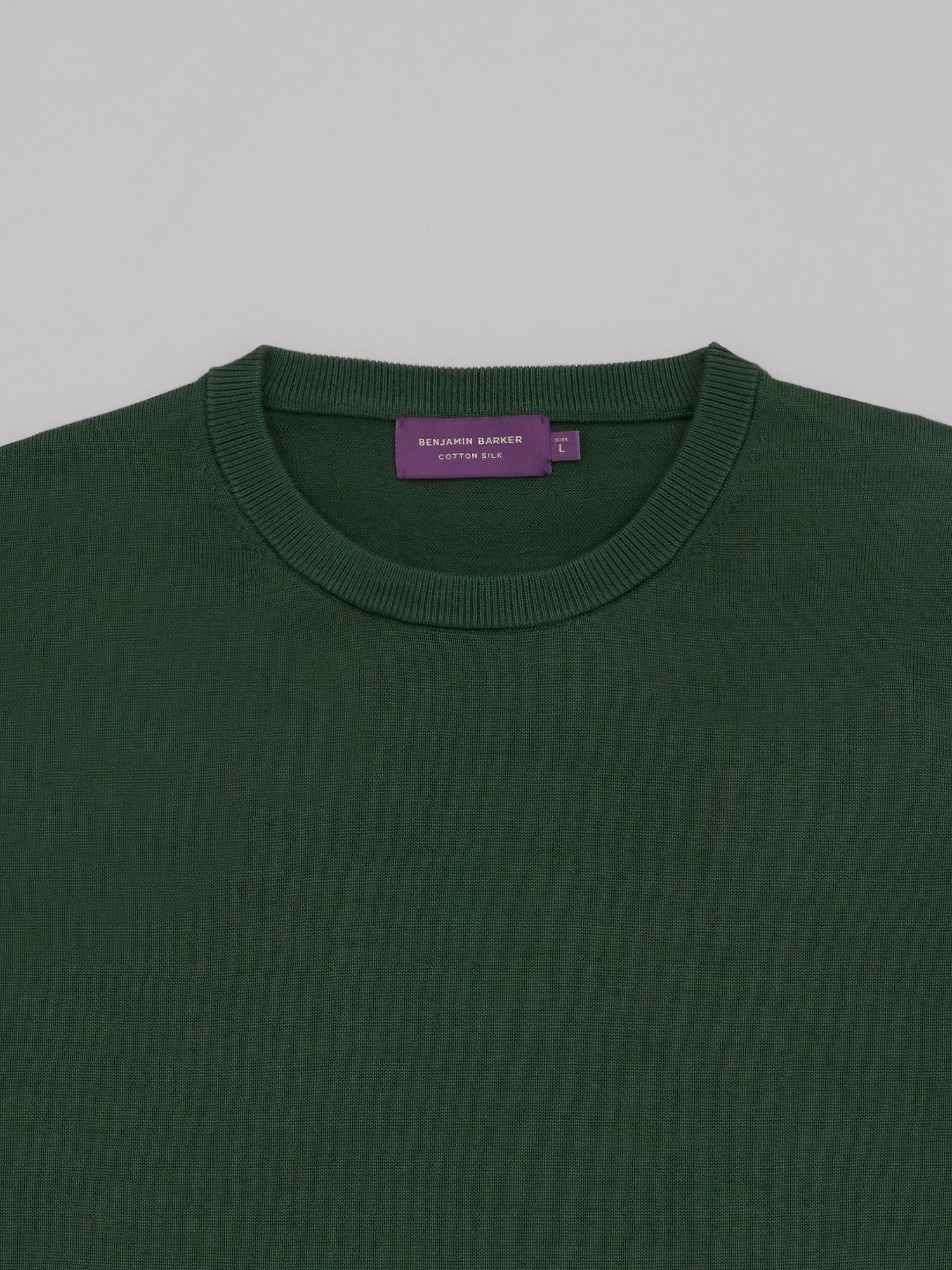 Cotton Silk Forest Knit Tee