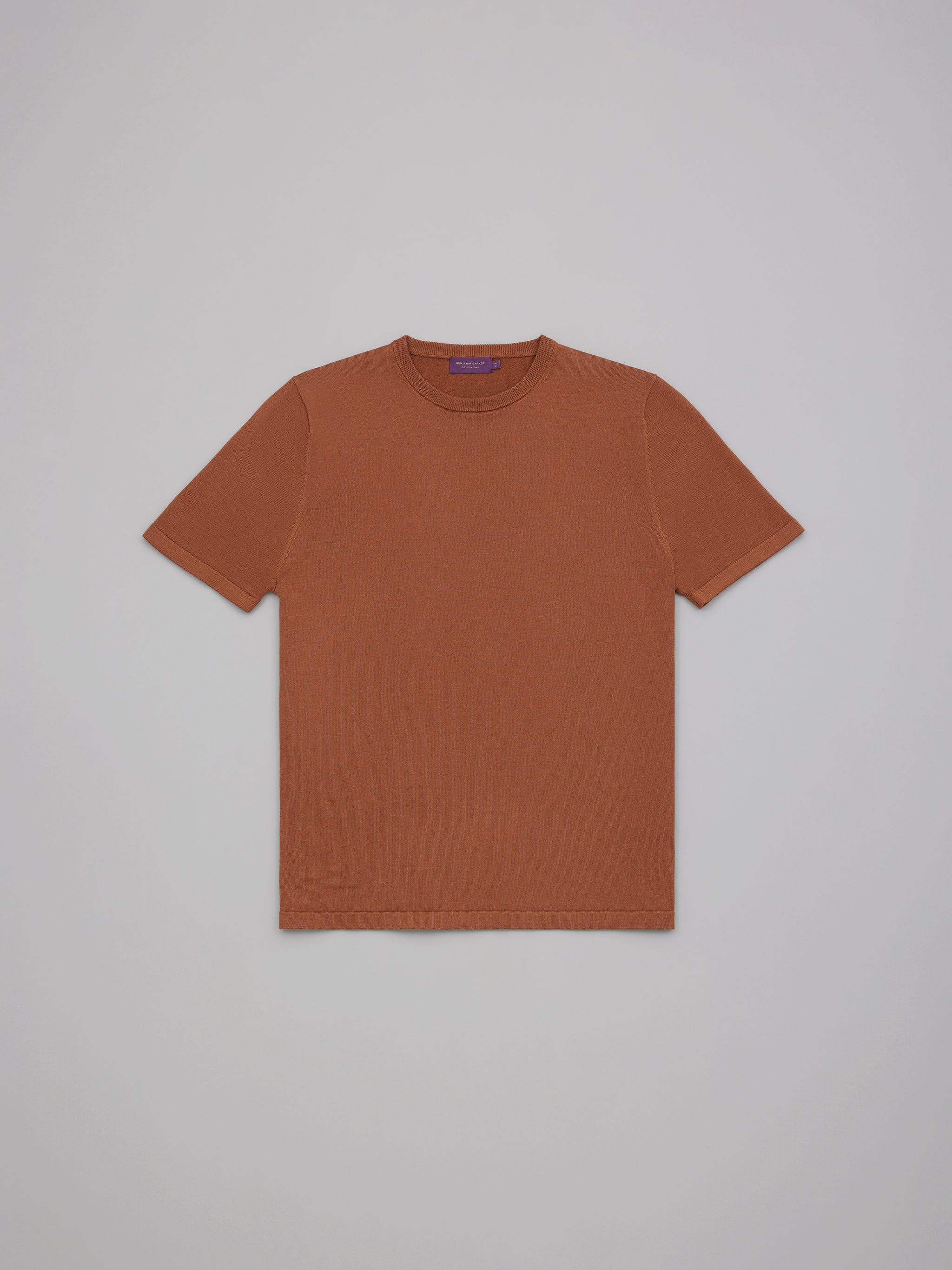 Cotton Silk Knit Tee